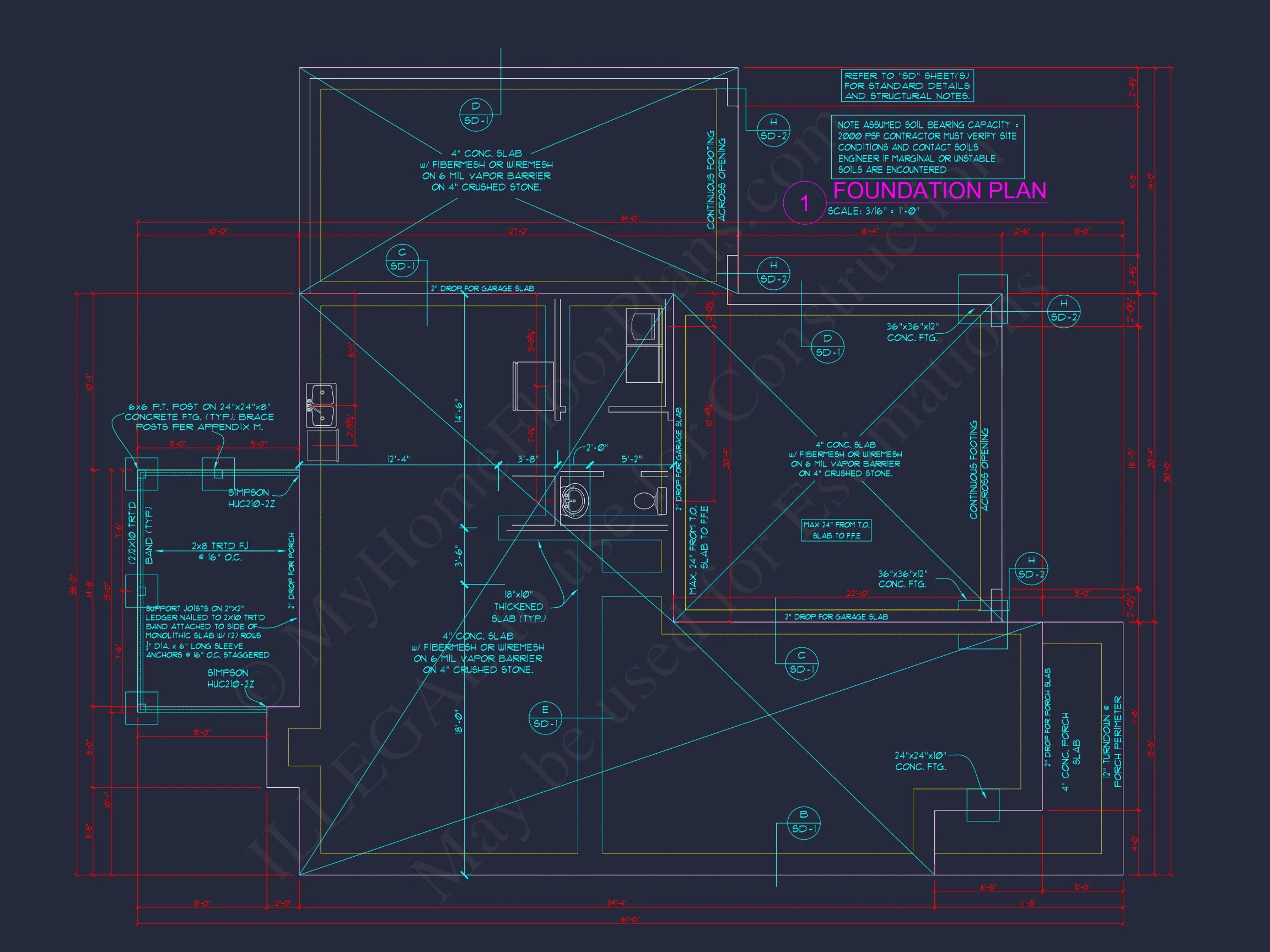 13-2097 HOUSE PLAN - Stylish House Plan with 4 Bedrooms, 3 Baths, and CAD Blueprint 13 Stylish house Plan with 4 Bedrooms, 3 Baths, and CAD Blueprint