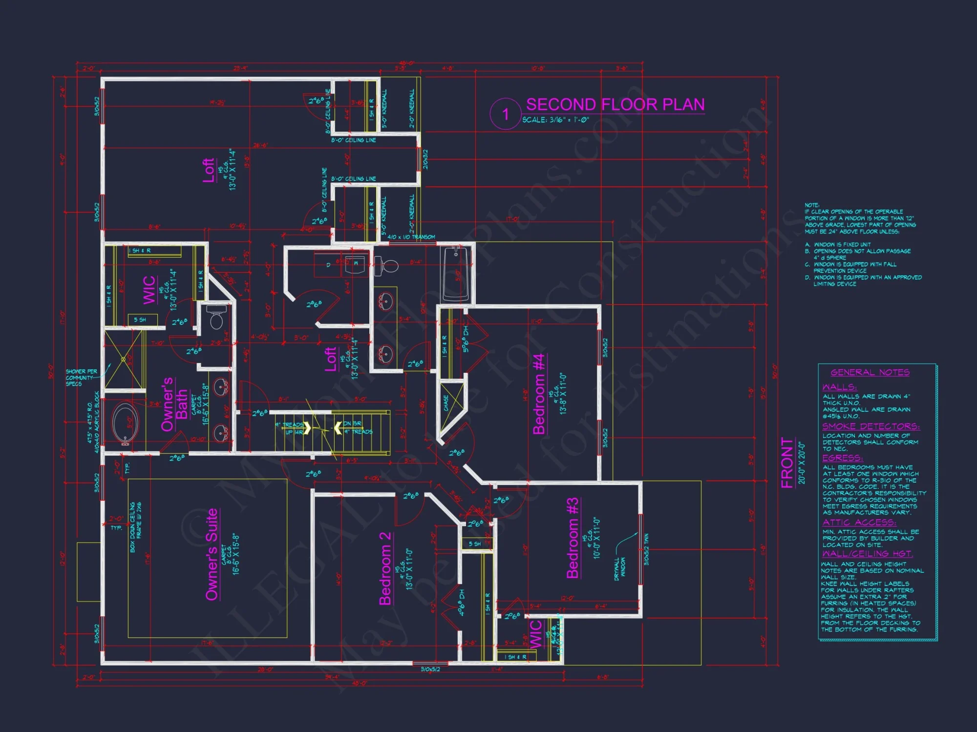 Stylish house Plan with 4 Bedrooms, 3 Baths, and CAD Blueprint