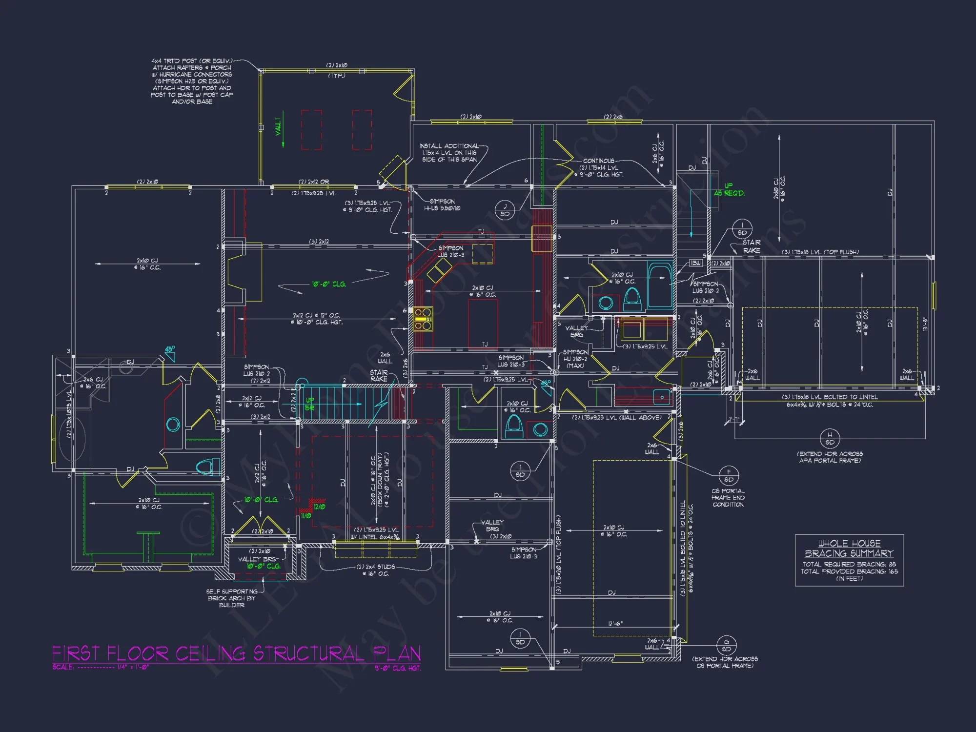 Elegant house Floor Plan for Architecture with CAD Designs