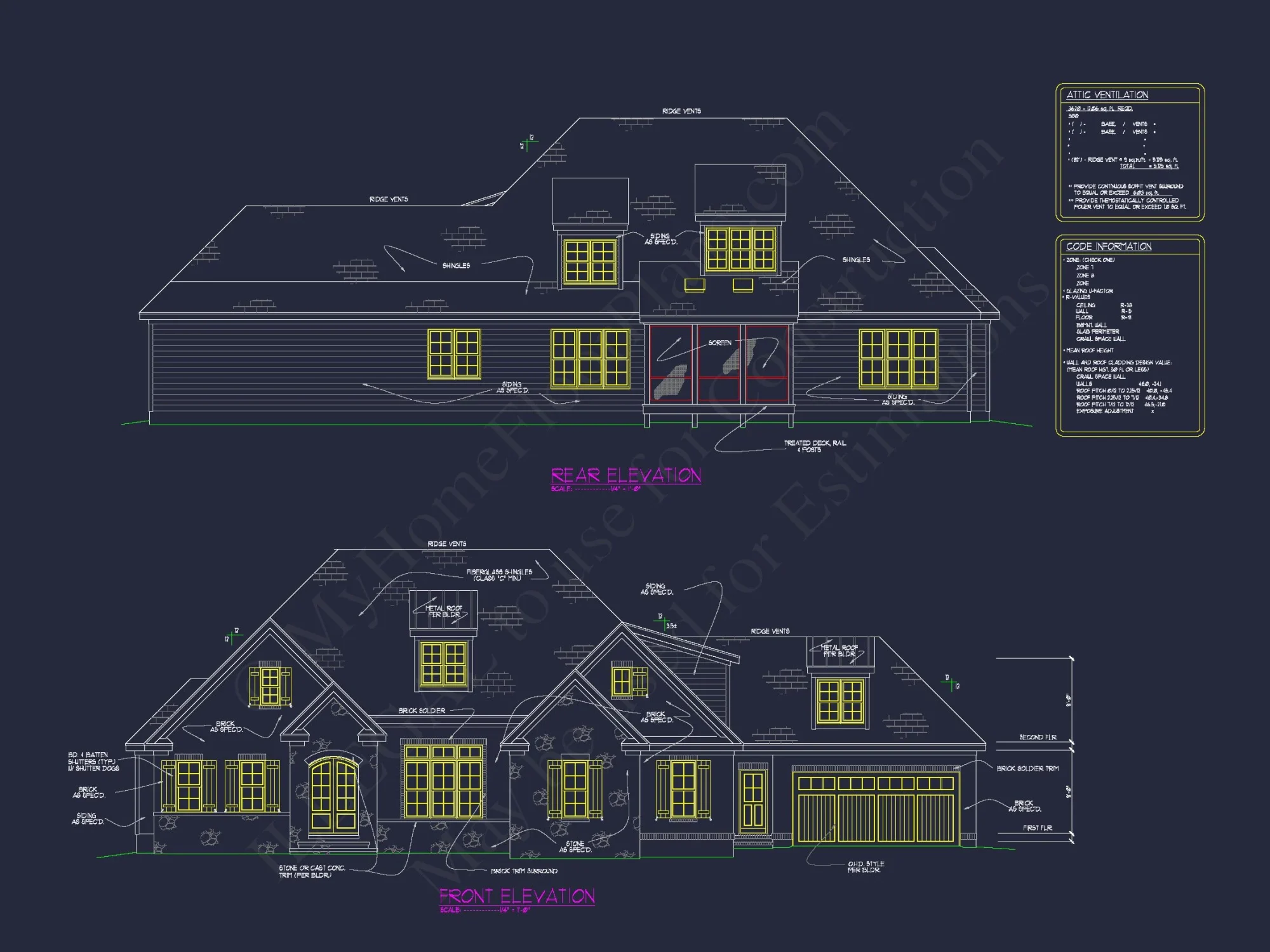 Elegant house Floor Plan for Architecture with CAD Designs