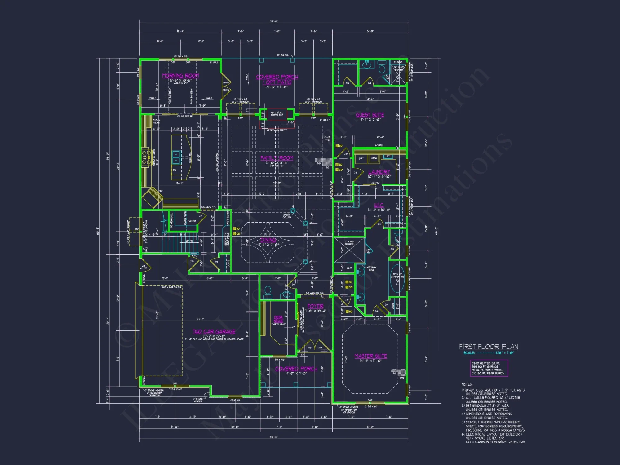 Elegant Craftsman house Plan with Stunning 2-Story Design