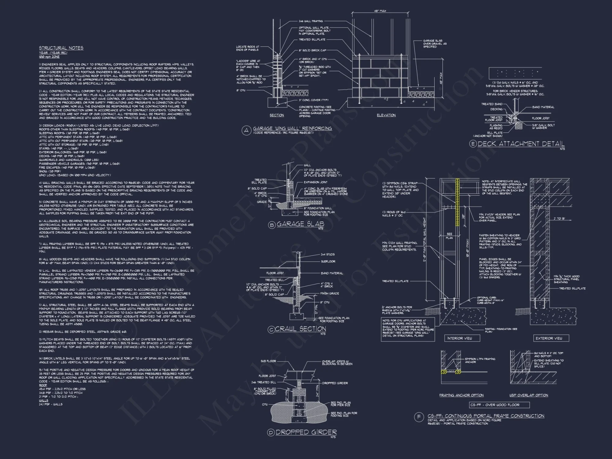 Modern Craftsman house Plan with Detailed CAD Designs