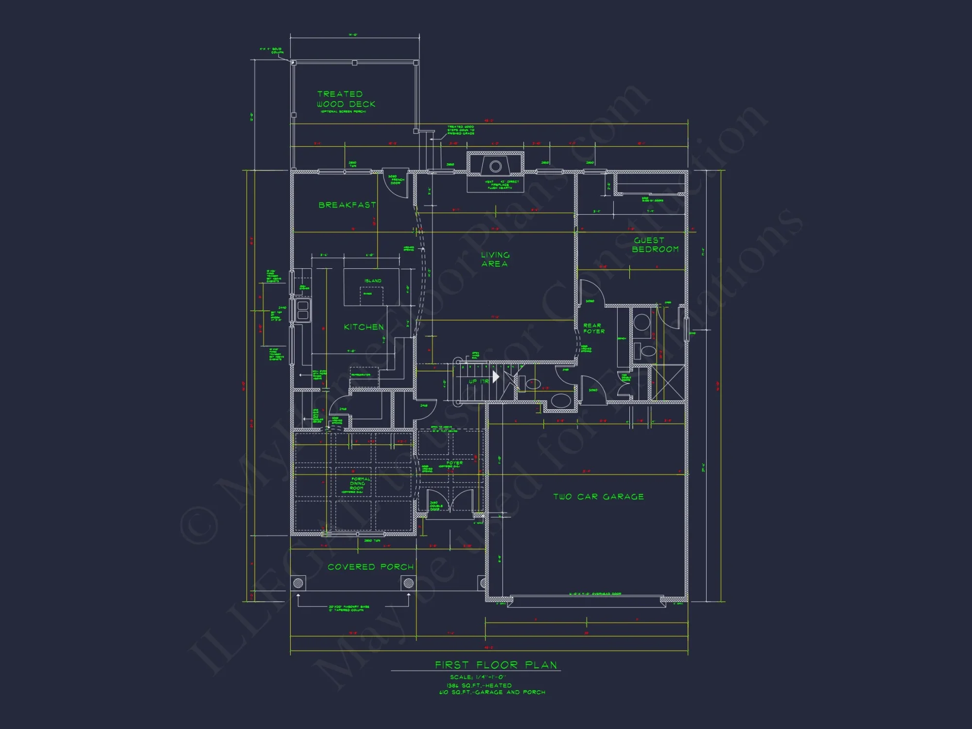 Modern Craftsman house Plan with Detailed CAD Designs