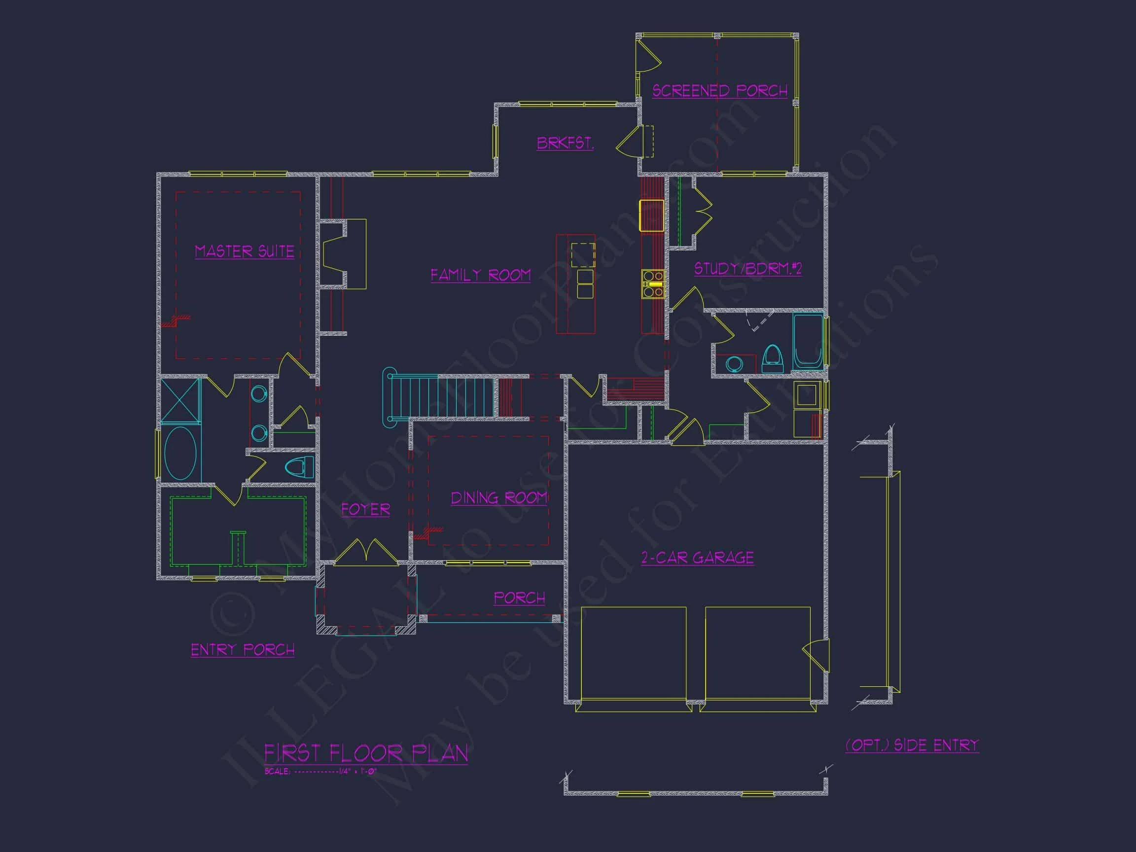 Custom house Plan with Spacious Floor Plan, CAD Designs, and Blueprint