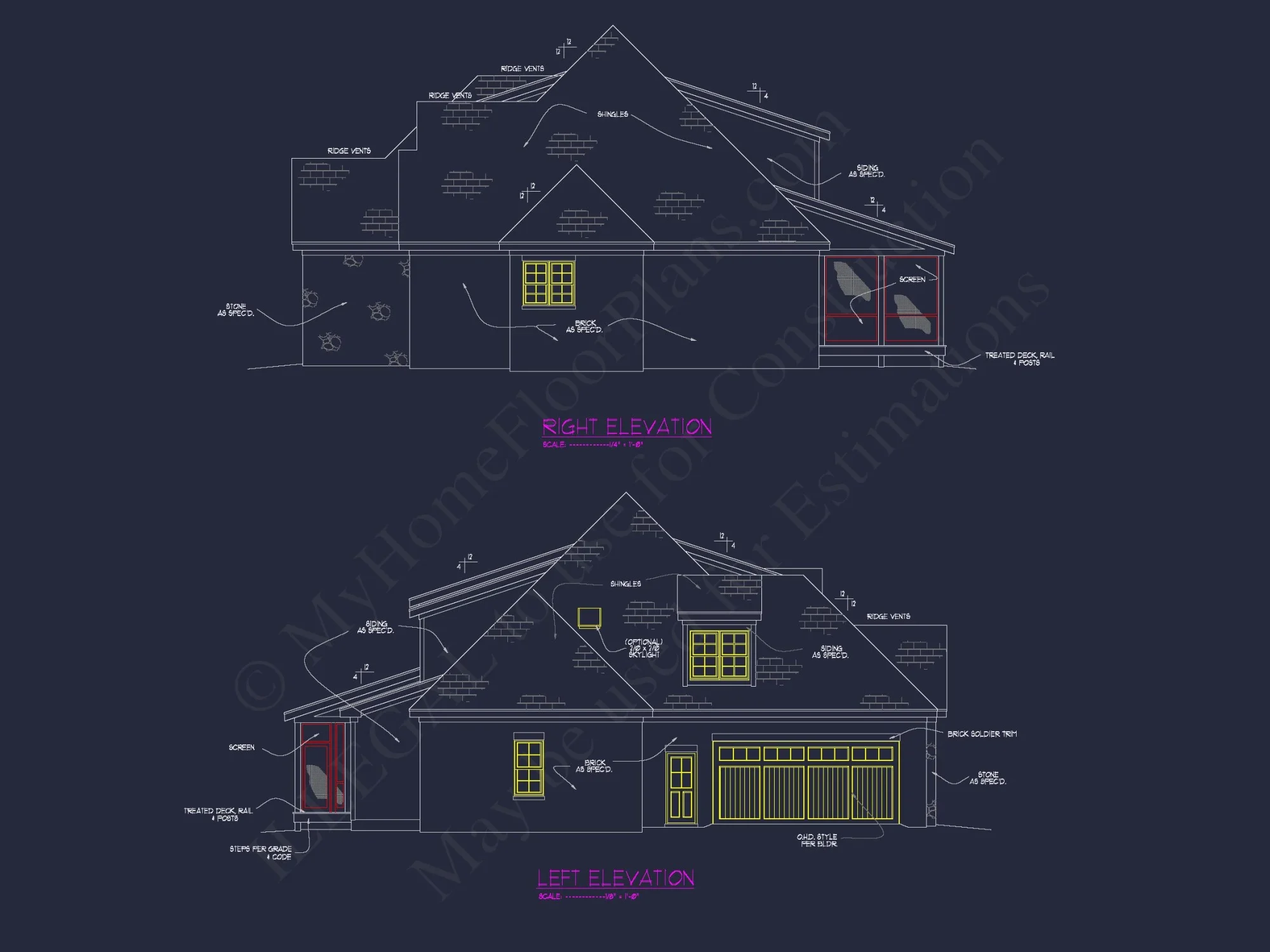 Custom house Design - Floor Plans, CAD Blueprints & Features