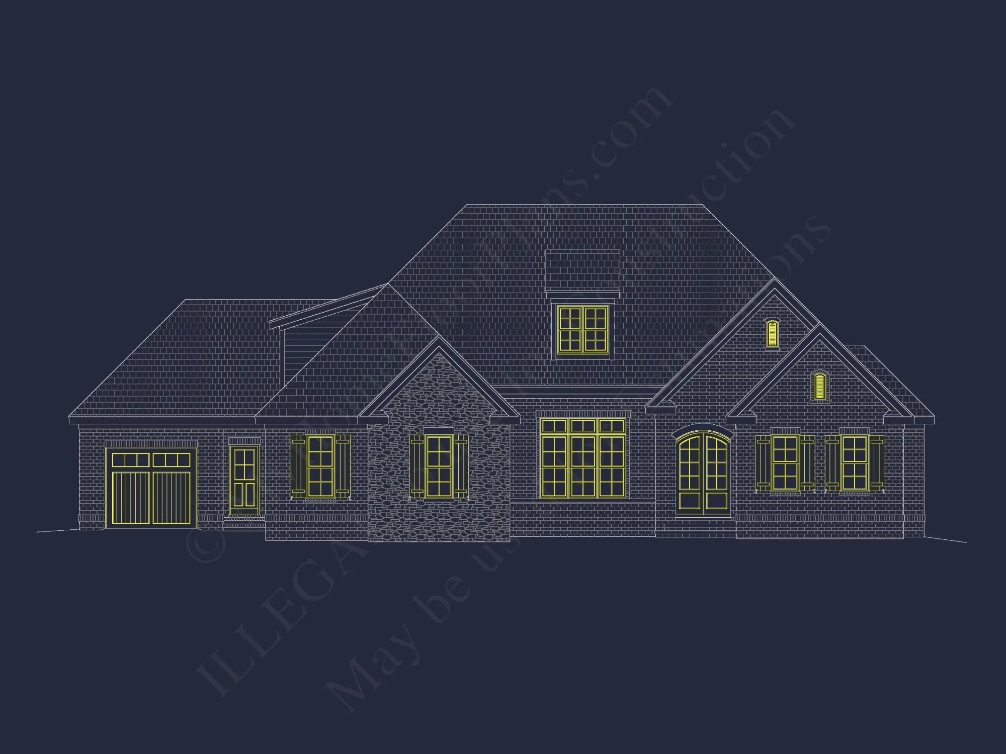 Custom house Design - Floor Plans, CAD Blueprints & Features