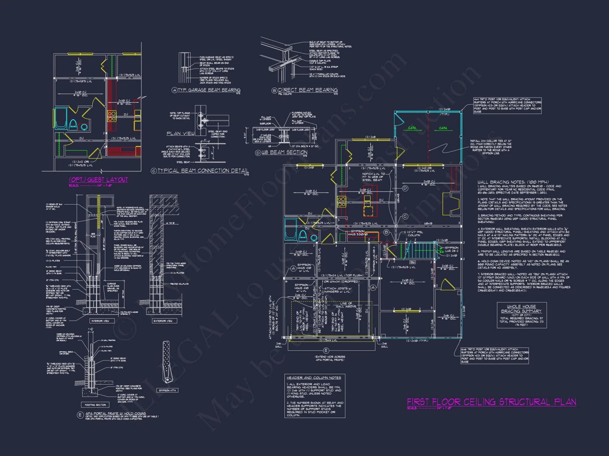 Spacious house Design with Floor Plan, CAD, and Features