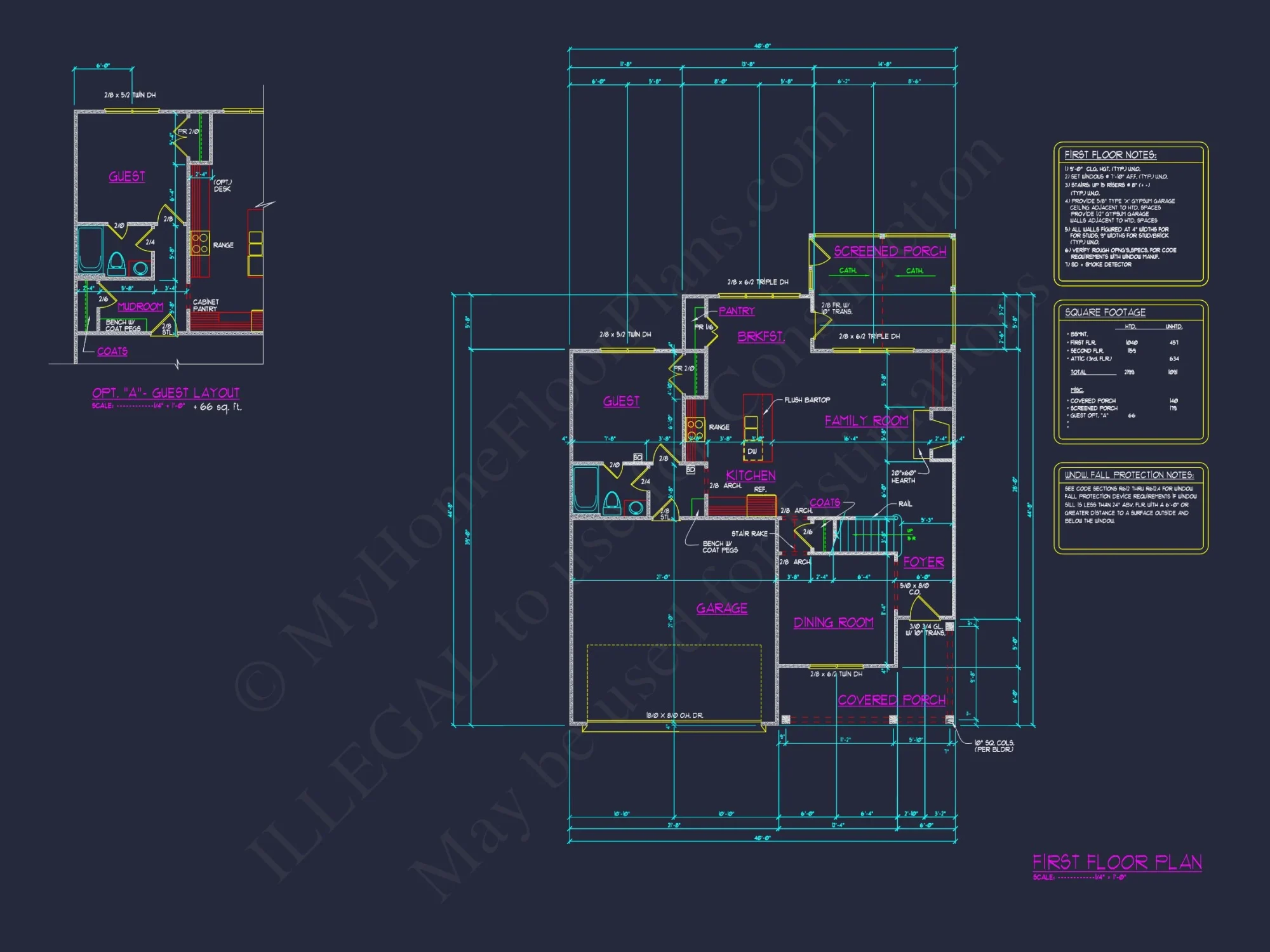 Spacious house Design with Floor Plan, CAD, and Features
