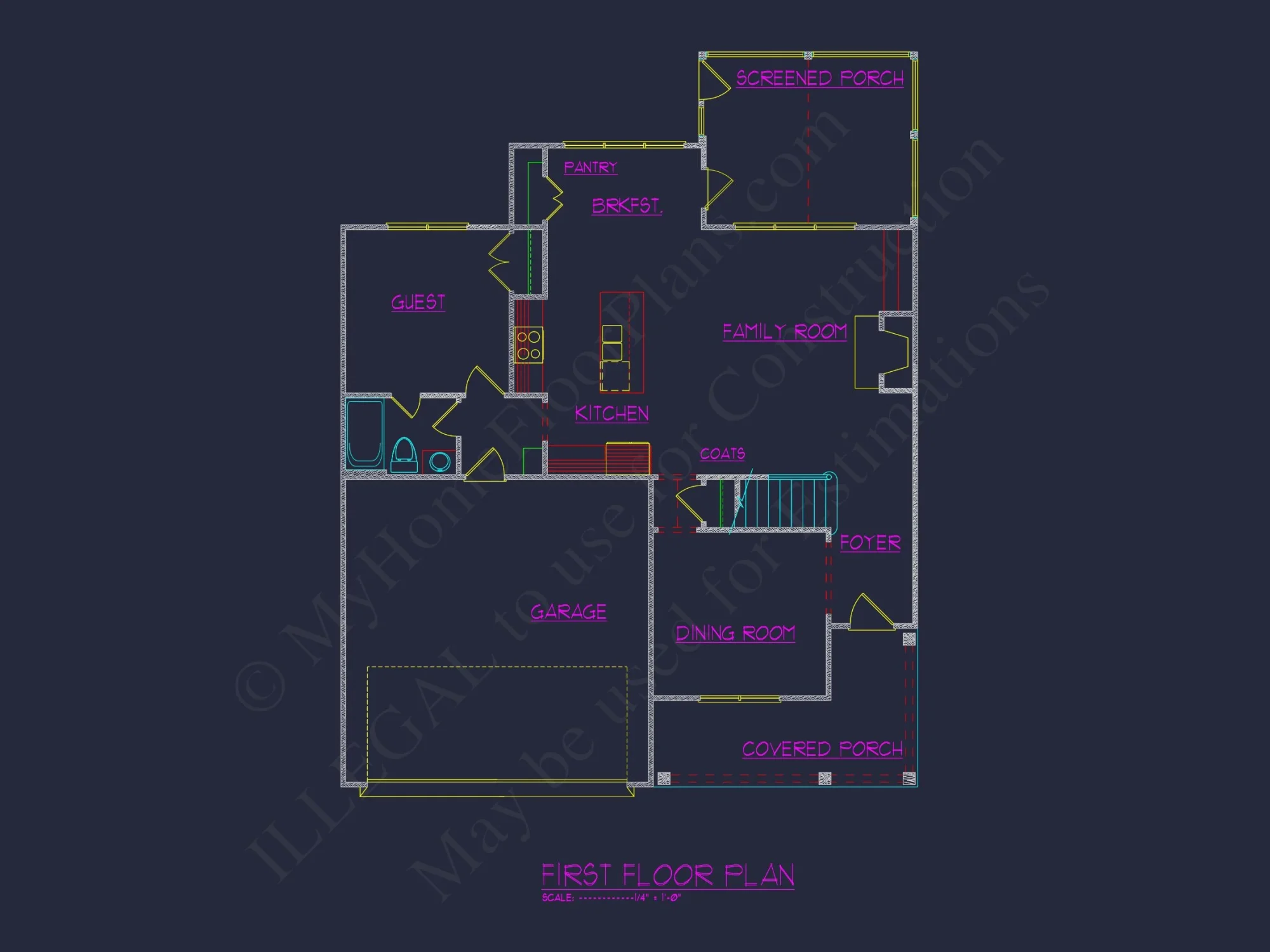 Spacious house Design with Floor Plan, CAD, and Features