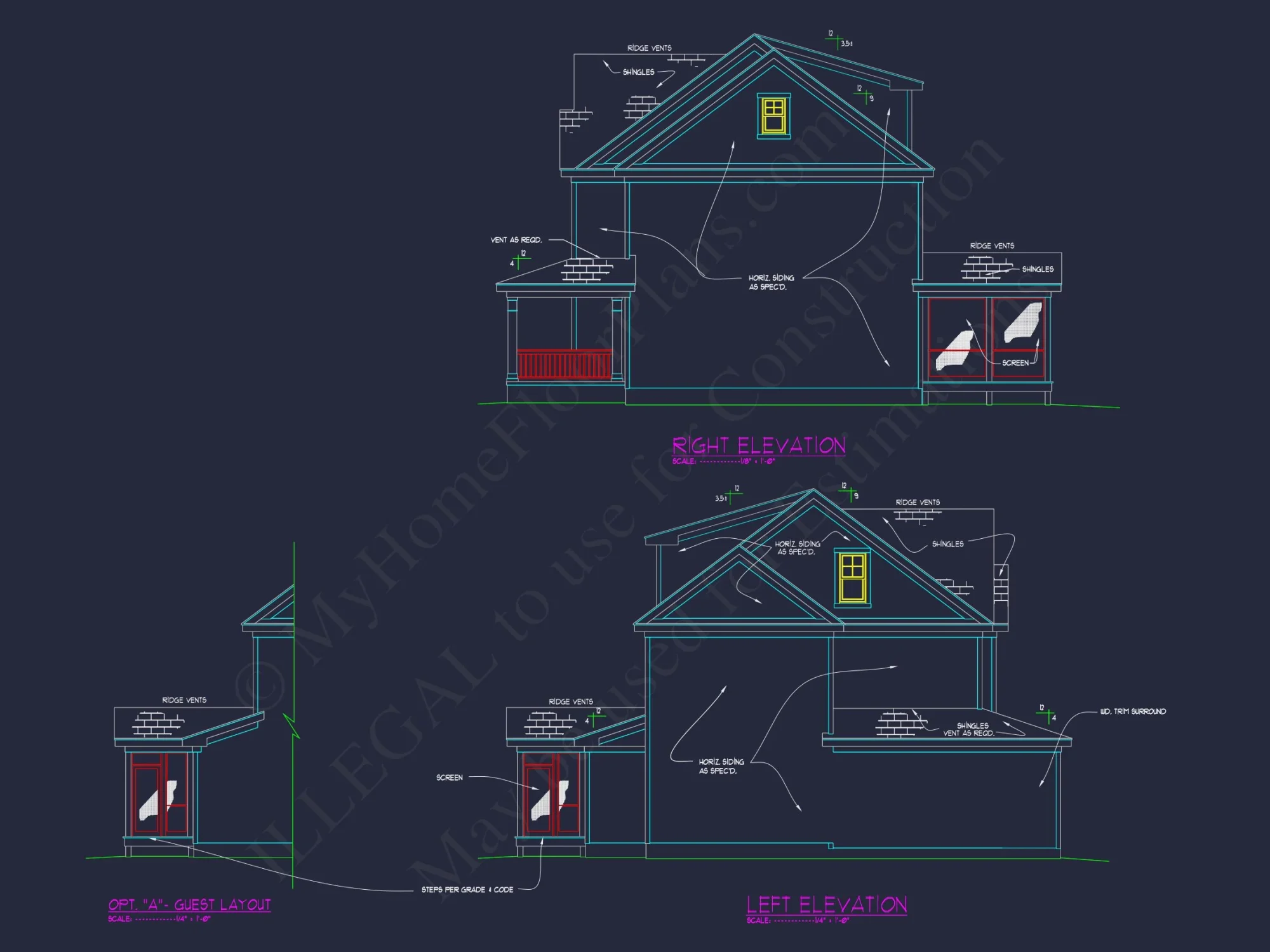 Spacious house Design with Floor Plan, CAD, and Features