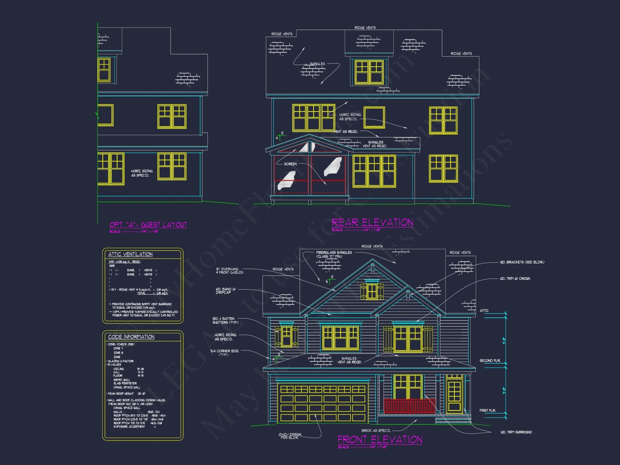 Spacious house Design with Floor Plan, CAD, and Features