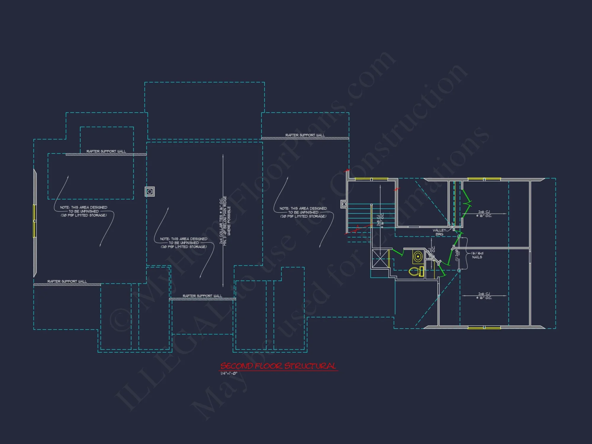 Traditional Craftsman house Blueprint with CAD Floor Plans