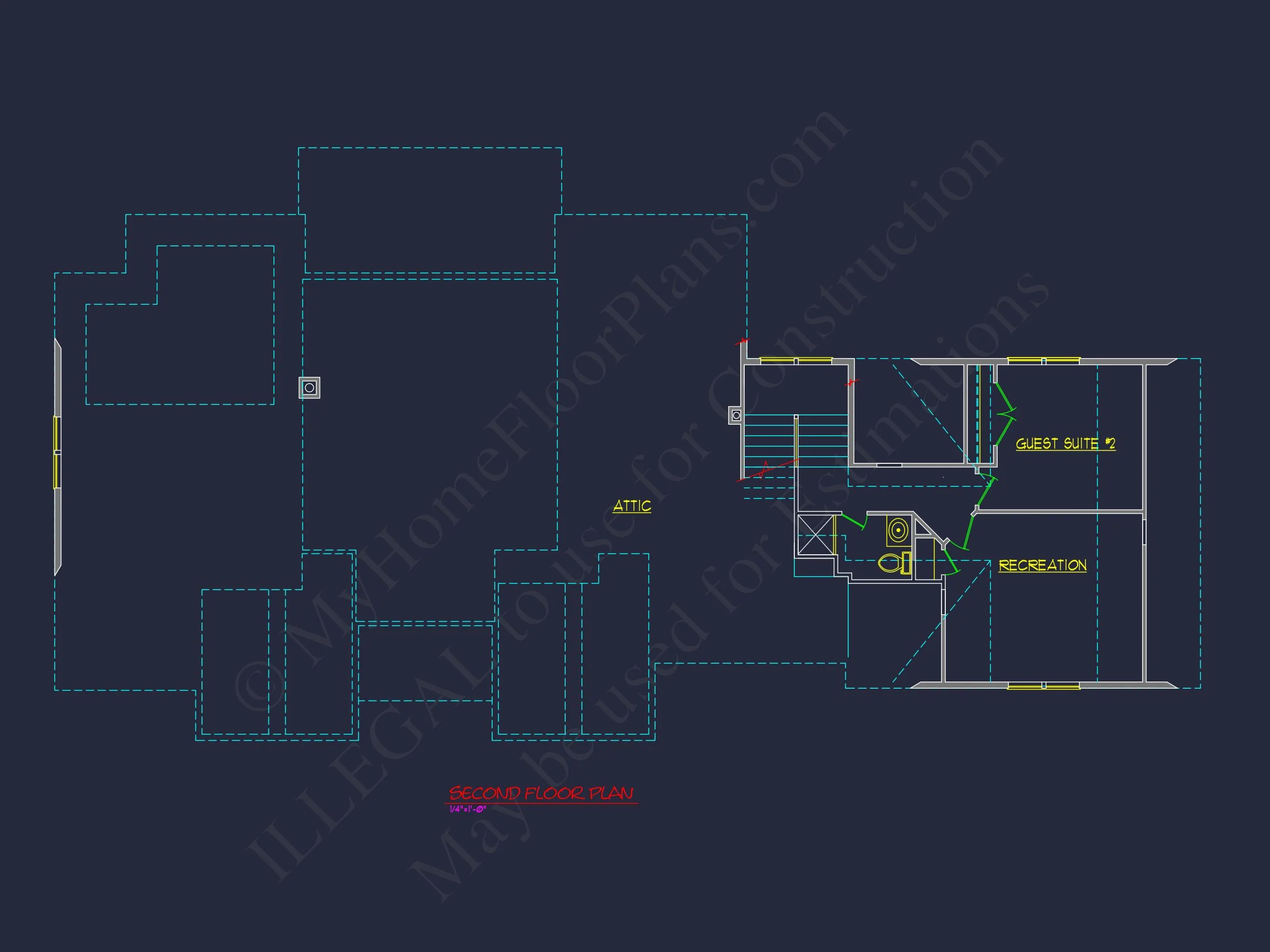 Traditional Craftsman house Blueprint with CAD Floor Plans