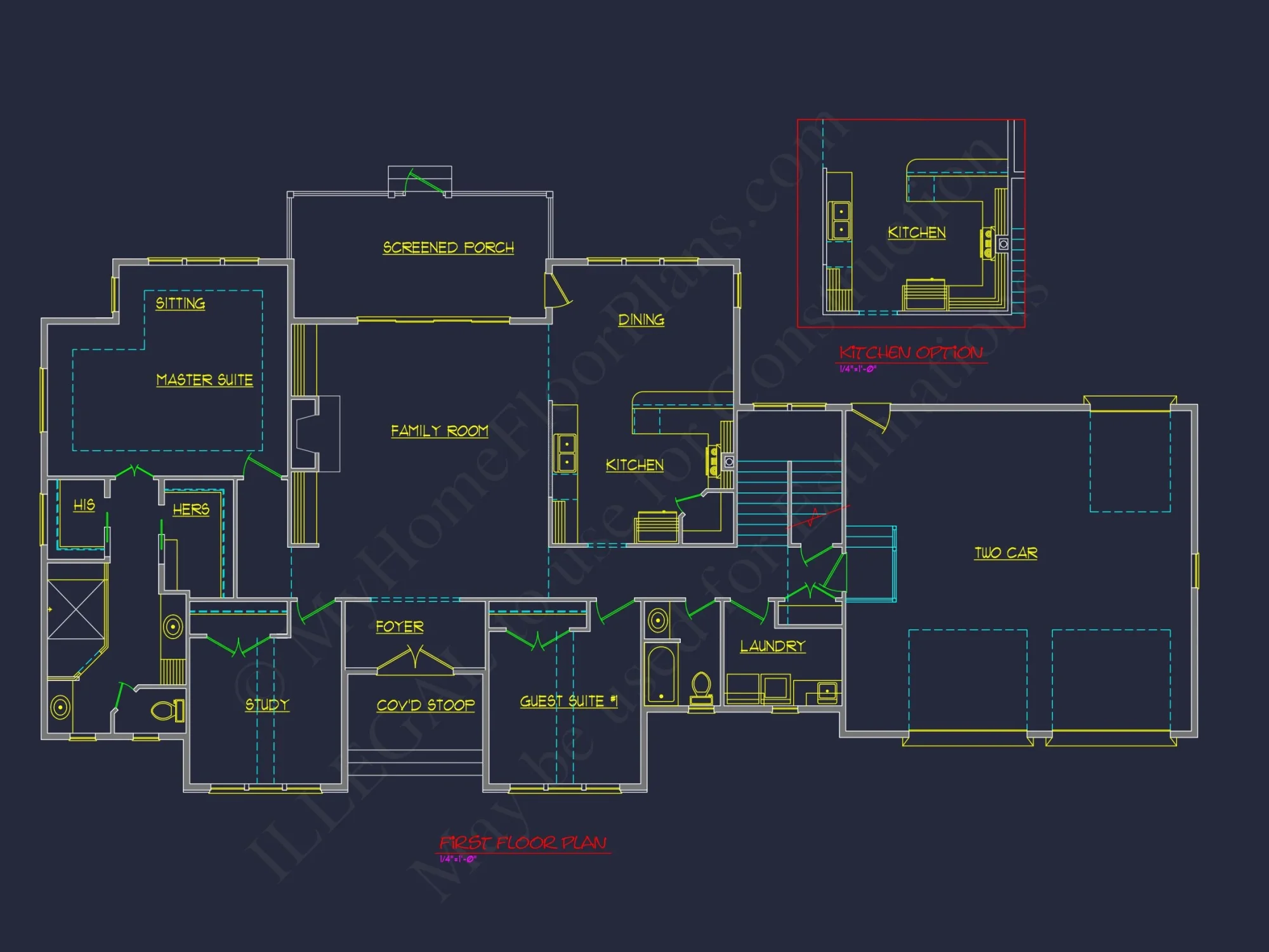 Traditional Craftsman house Blueprint with CAD Floor Plans