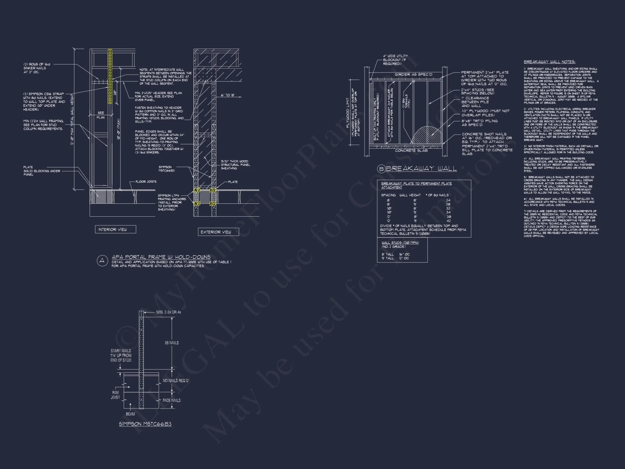 Elegant Beach house Plan with CAD Blueprint & Unique Designs