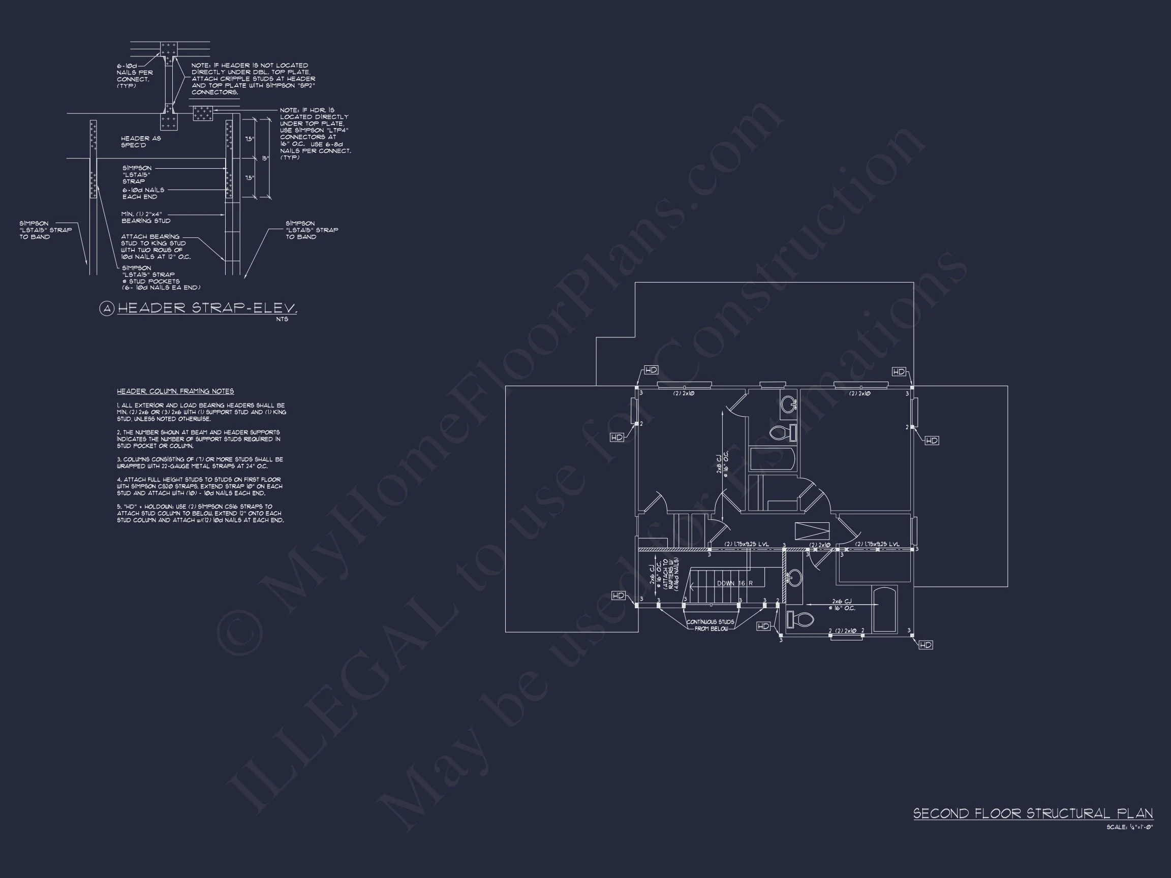 Modern Beach Bungalow house Plan: Blueprint & CAD Designs