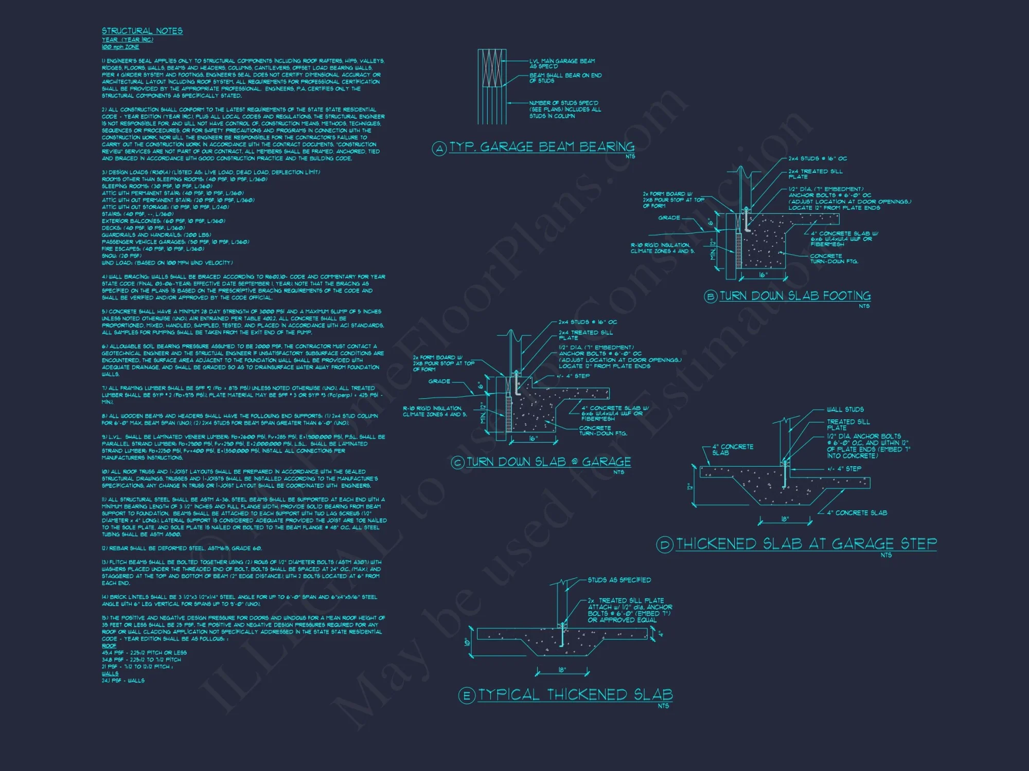 house Plan CAD Design with Floor Plans & Blueprints