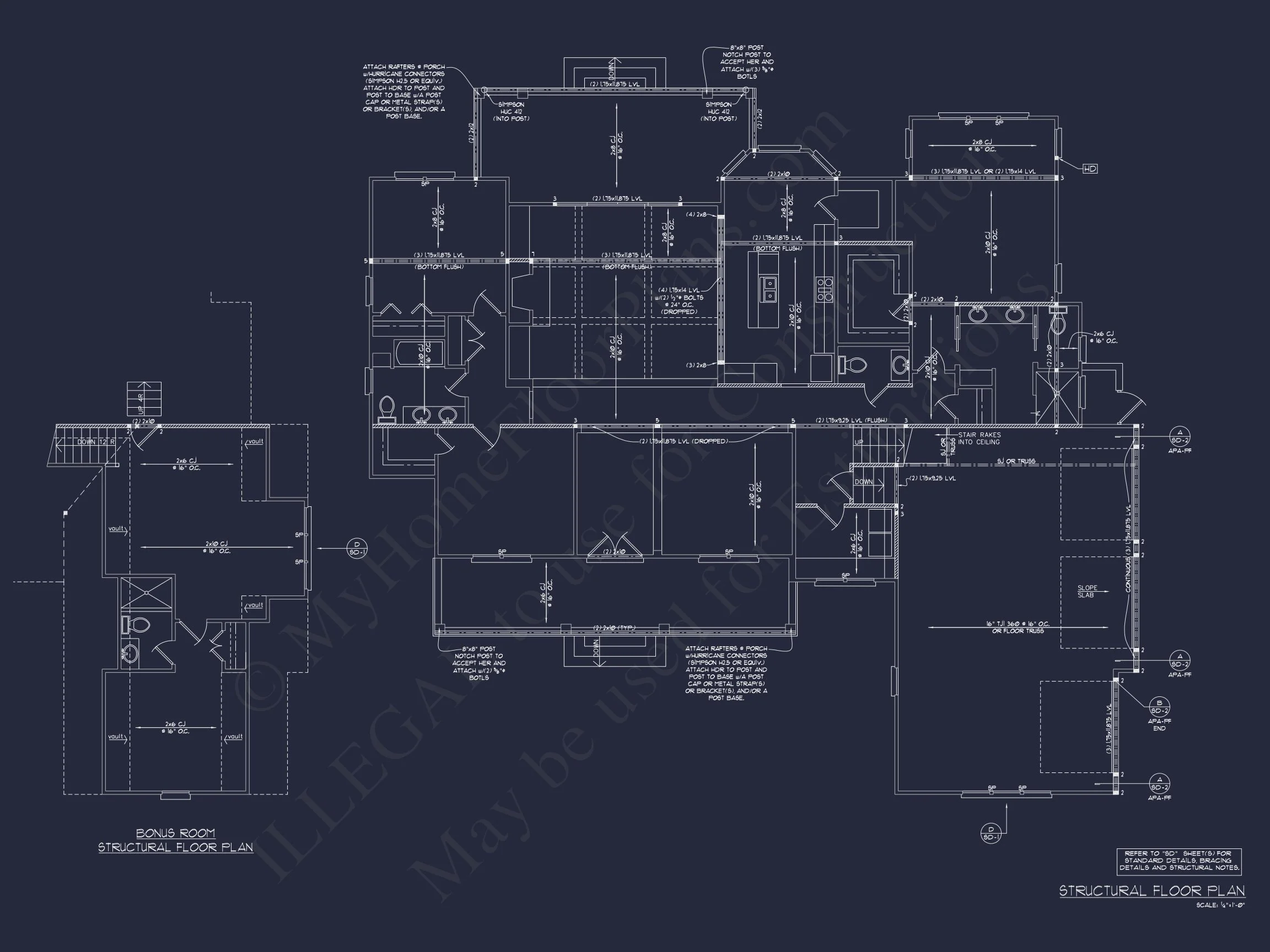 Craftsman house Plan with 4 Bedrooms, Large Floor Plan Design