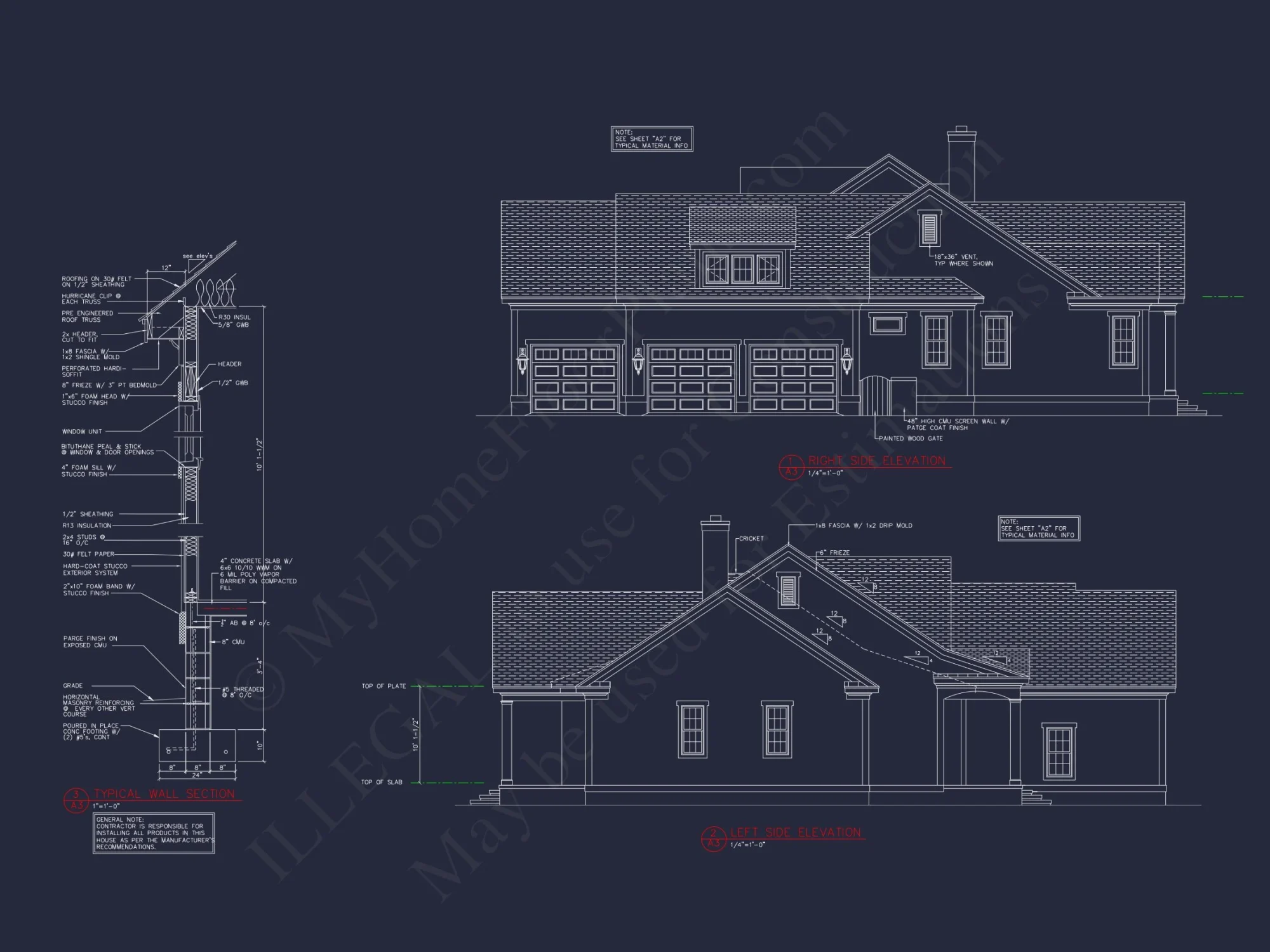 Craftsman house Plan with 4 Bedrooms, Large Floor Plan Design