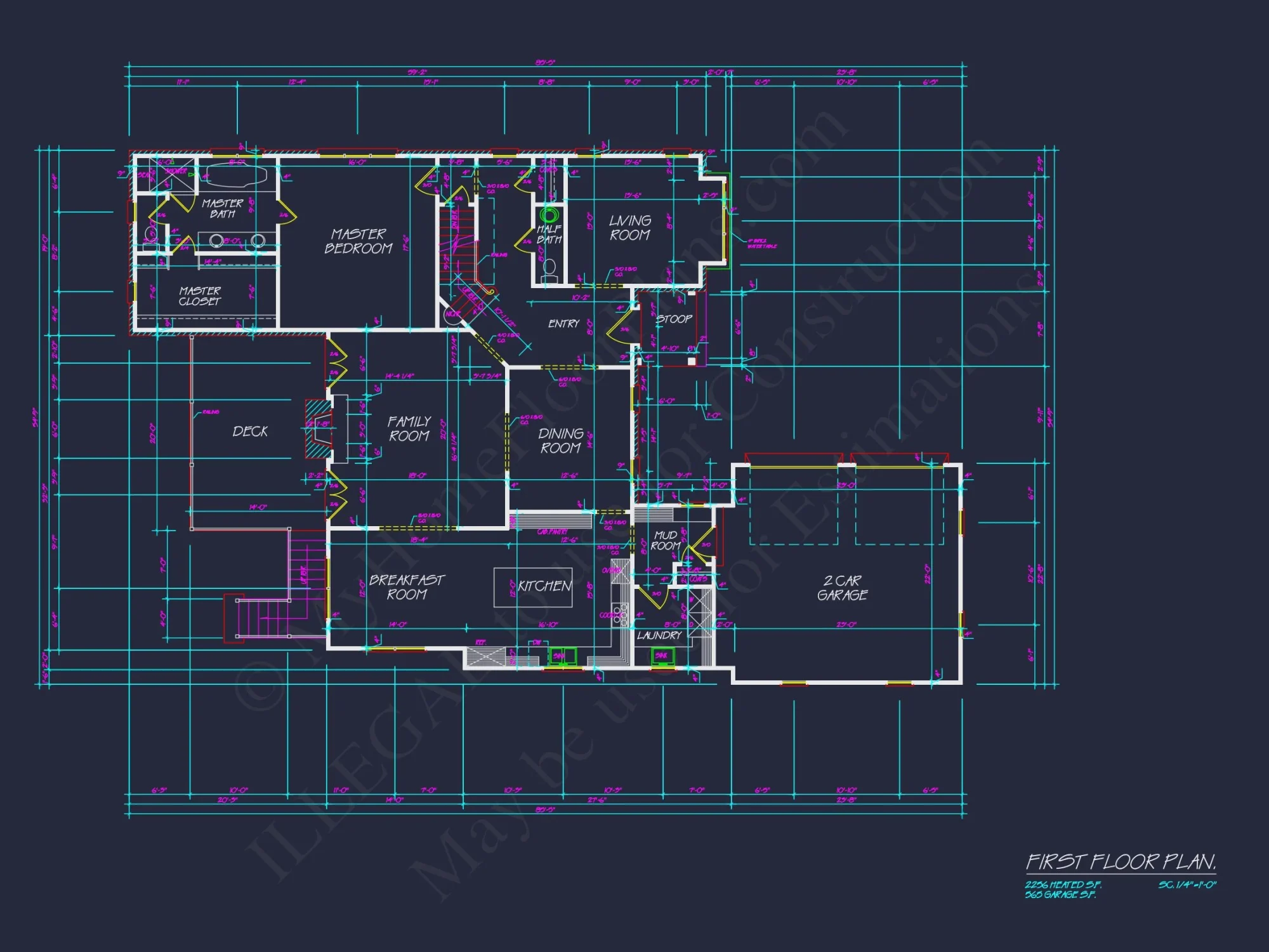 Colonial Farmhouse house Plan with CAD Designs & Floor Plans