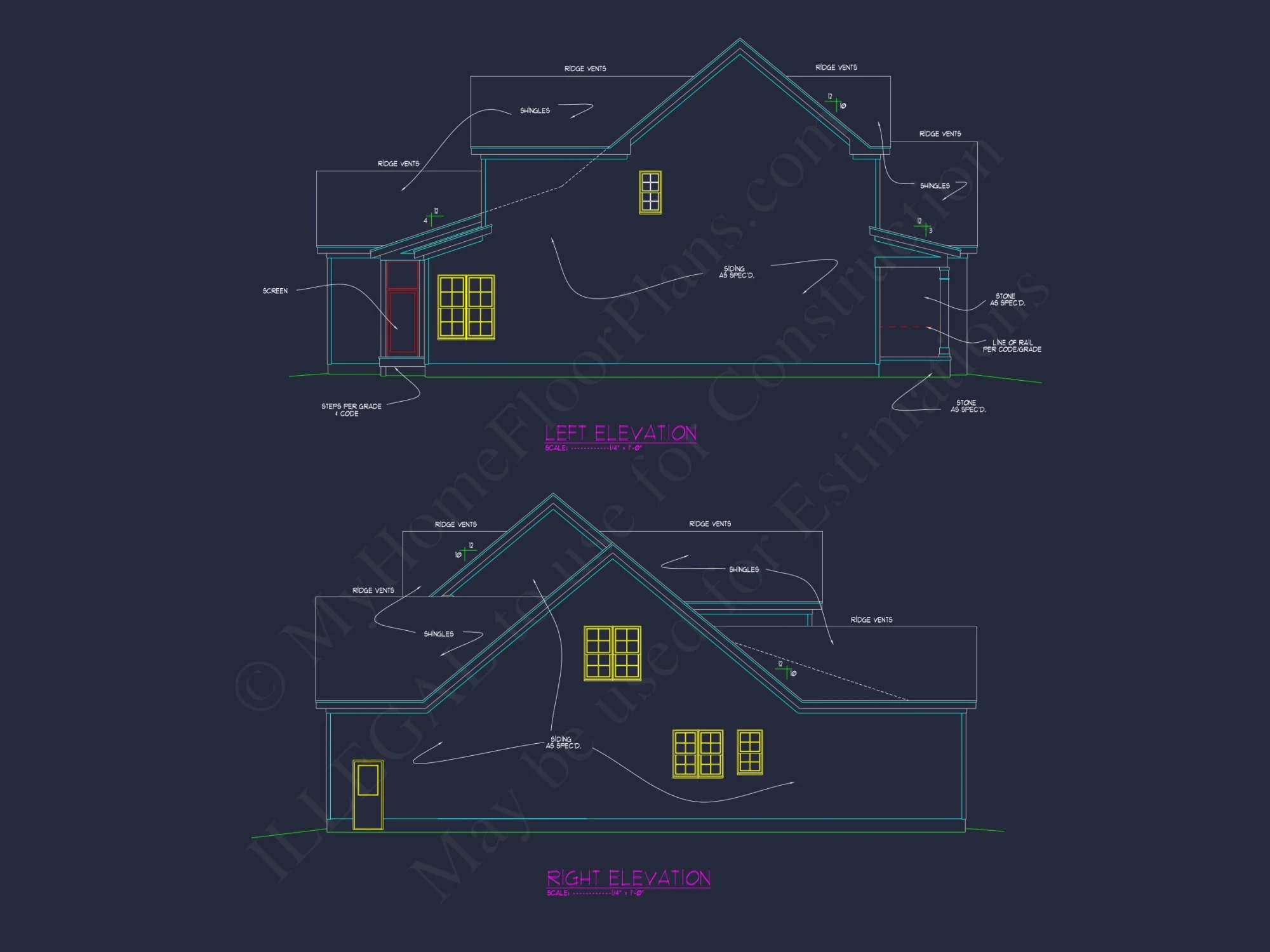 Elevate Your house with Modern Floor Plan Blueprint Designs
