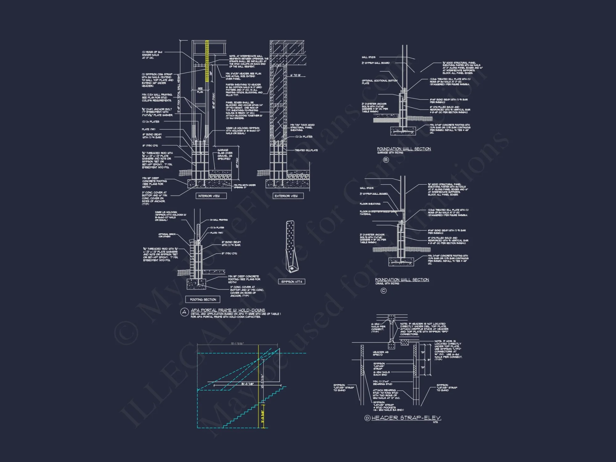 Modern Craftsman house Plan with Spacious Floor Designs and CAD Blueprint