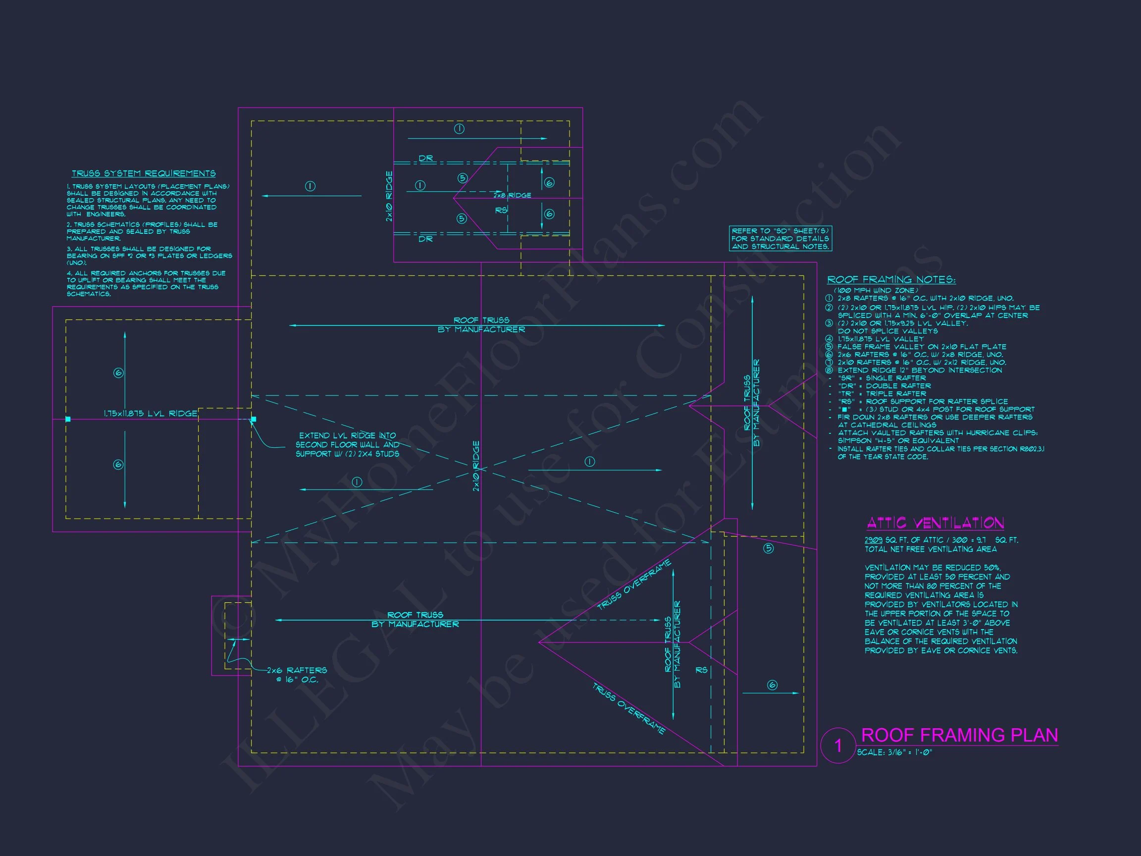 Spacious house Plan with CAD Designs and Blueprint Details