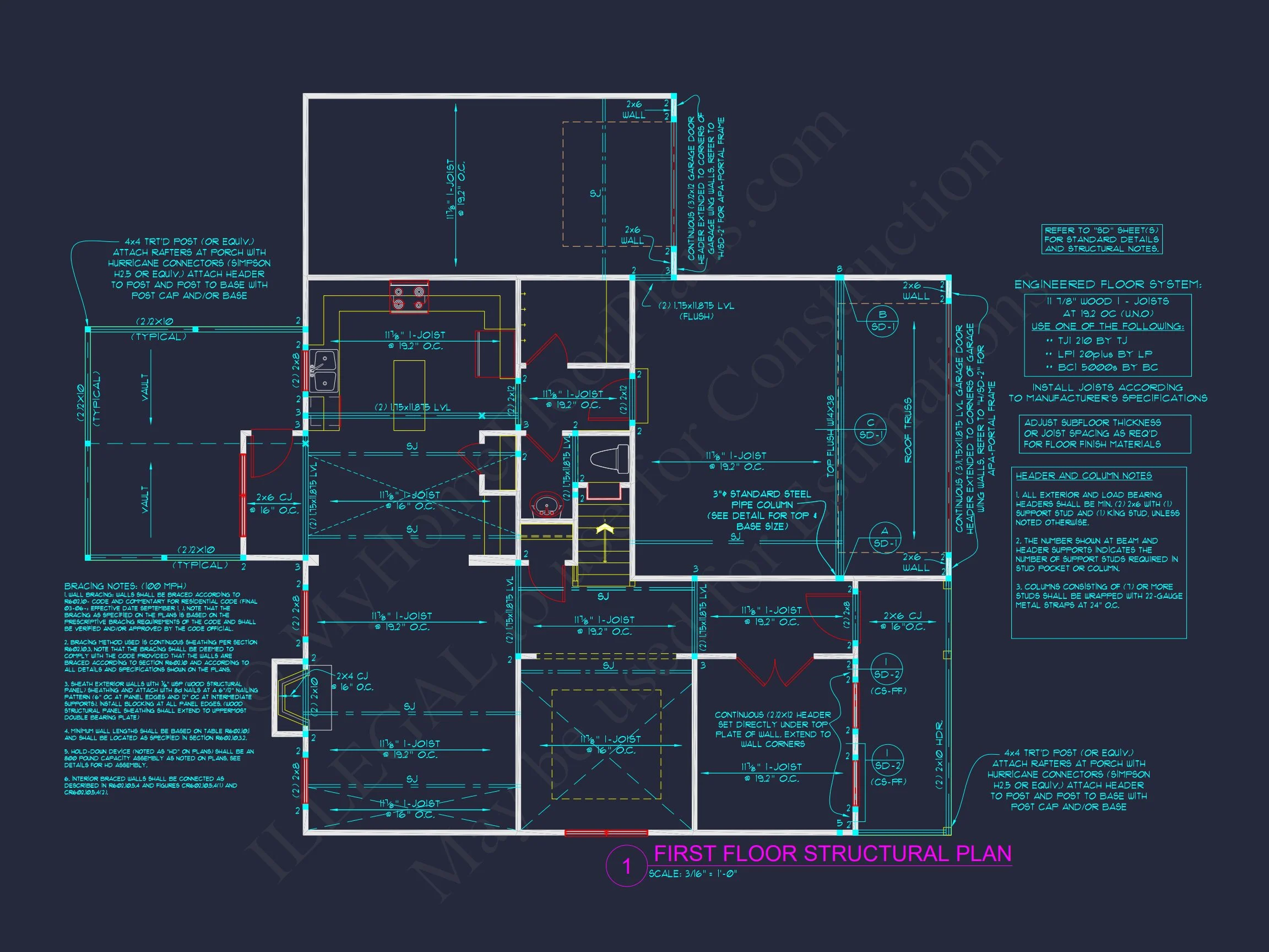 Spacious house Plan with CAD Designs and Blueprint Details