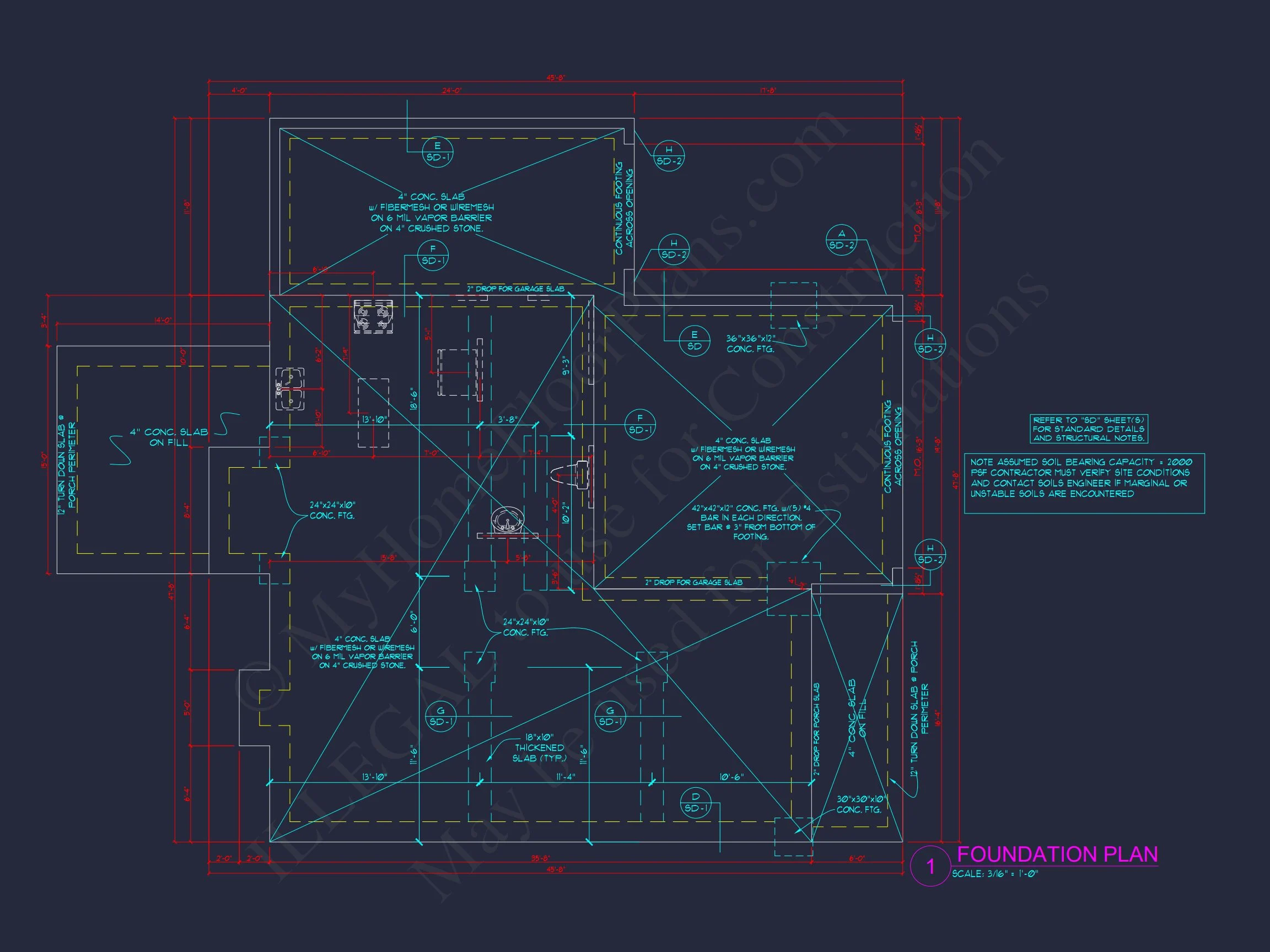 Spacious house Plan with CAD Designs and Blueprint Details