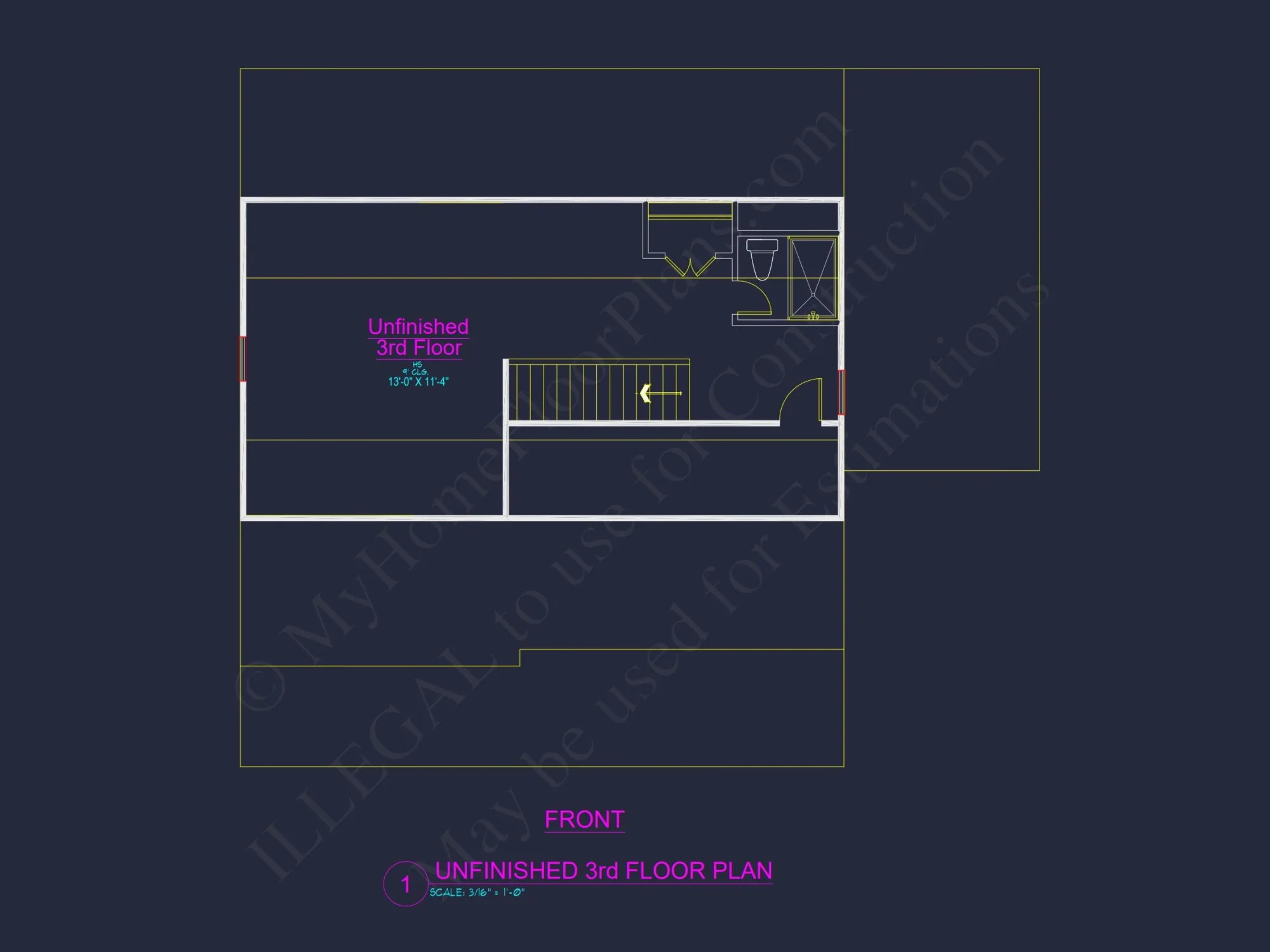 Spacious house Plan with CAD Designs and Blueprint Details