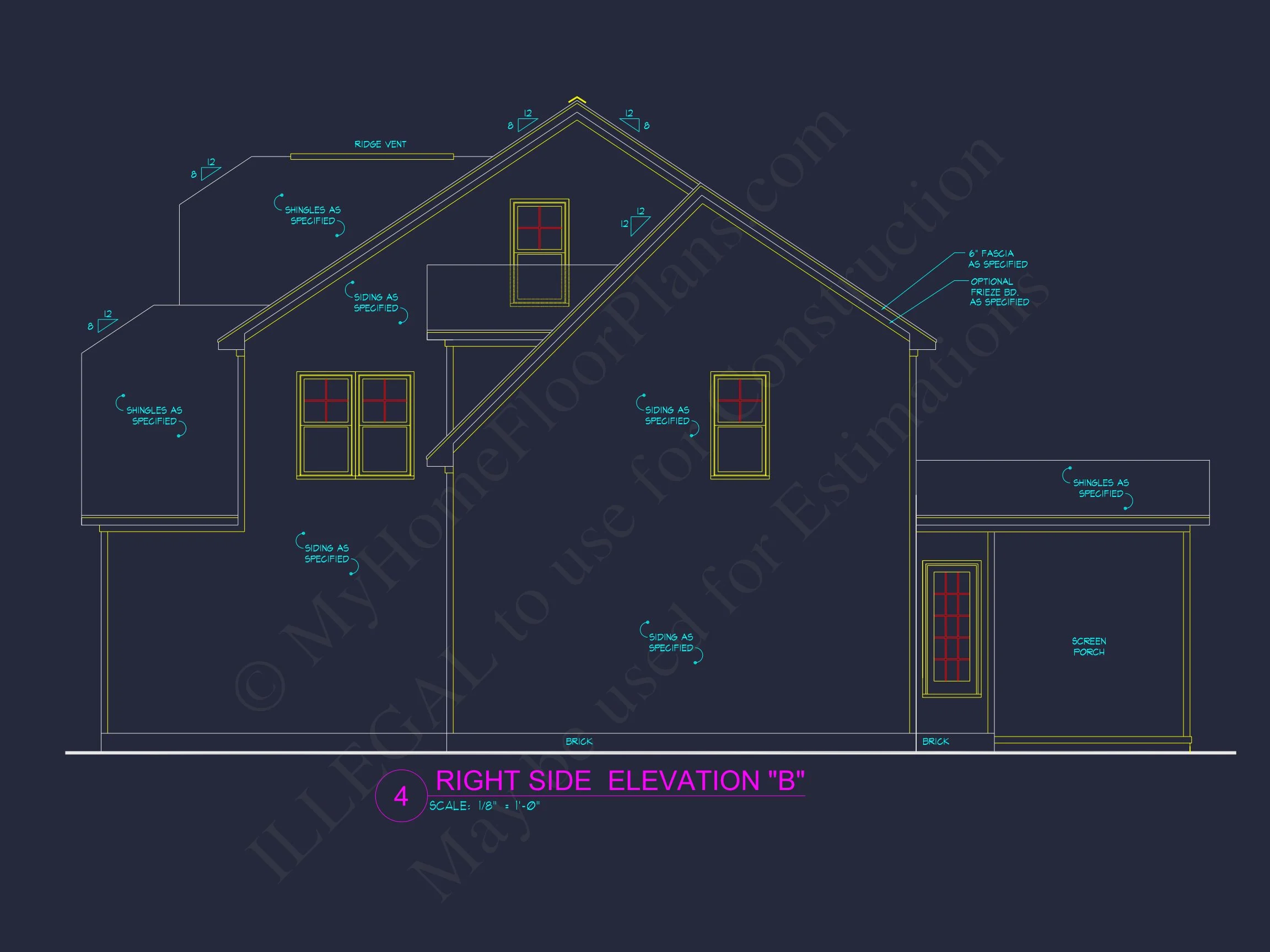 Spacious house Plan with CAD Designs and Blueprint Details
