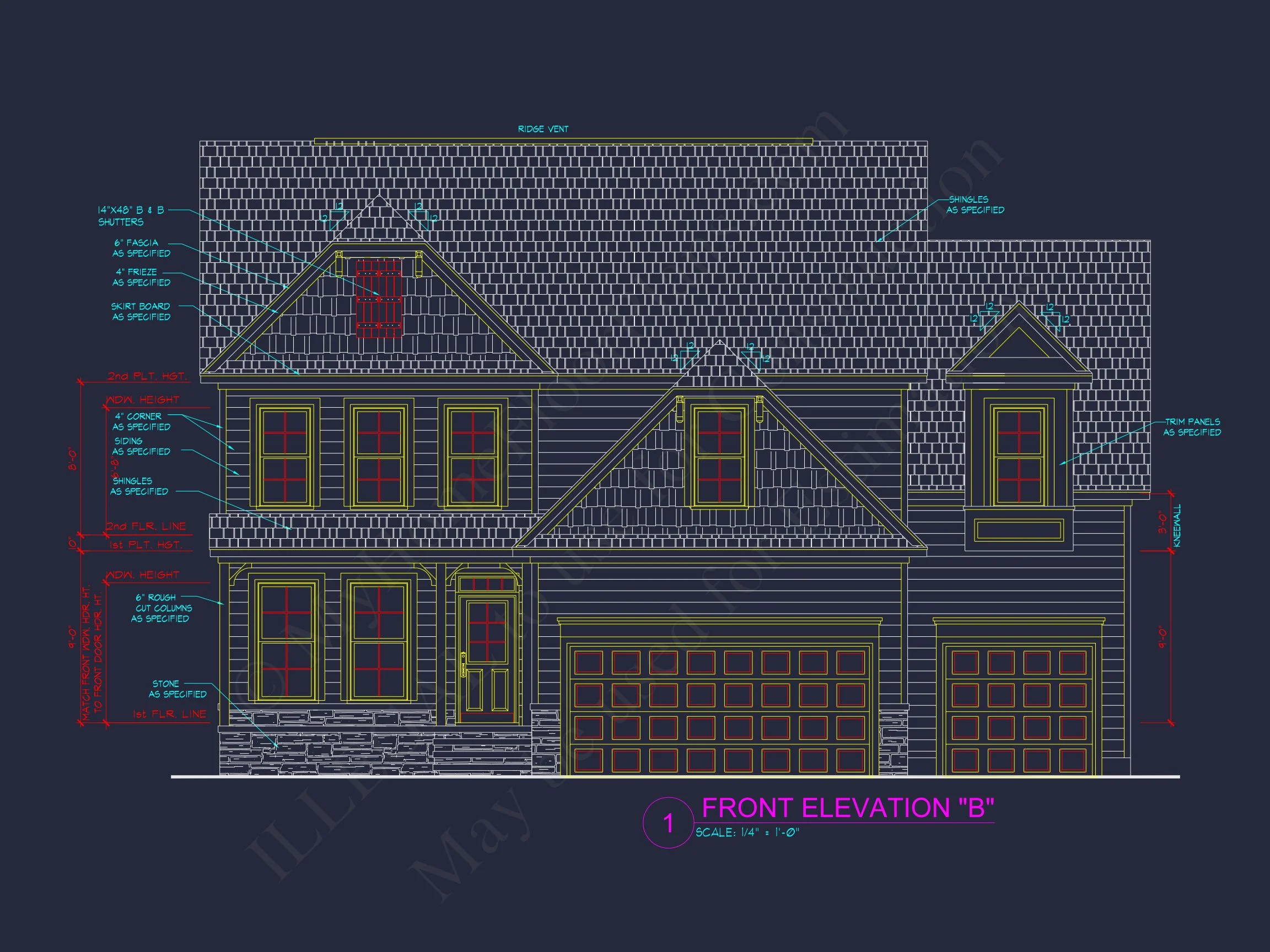 Spacious house Plan with CAD Designs and Blueprint Details