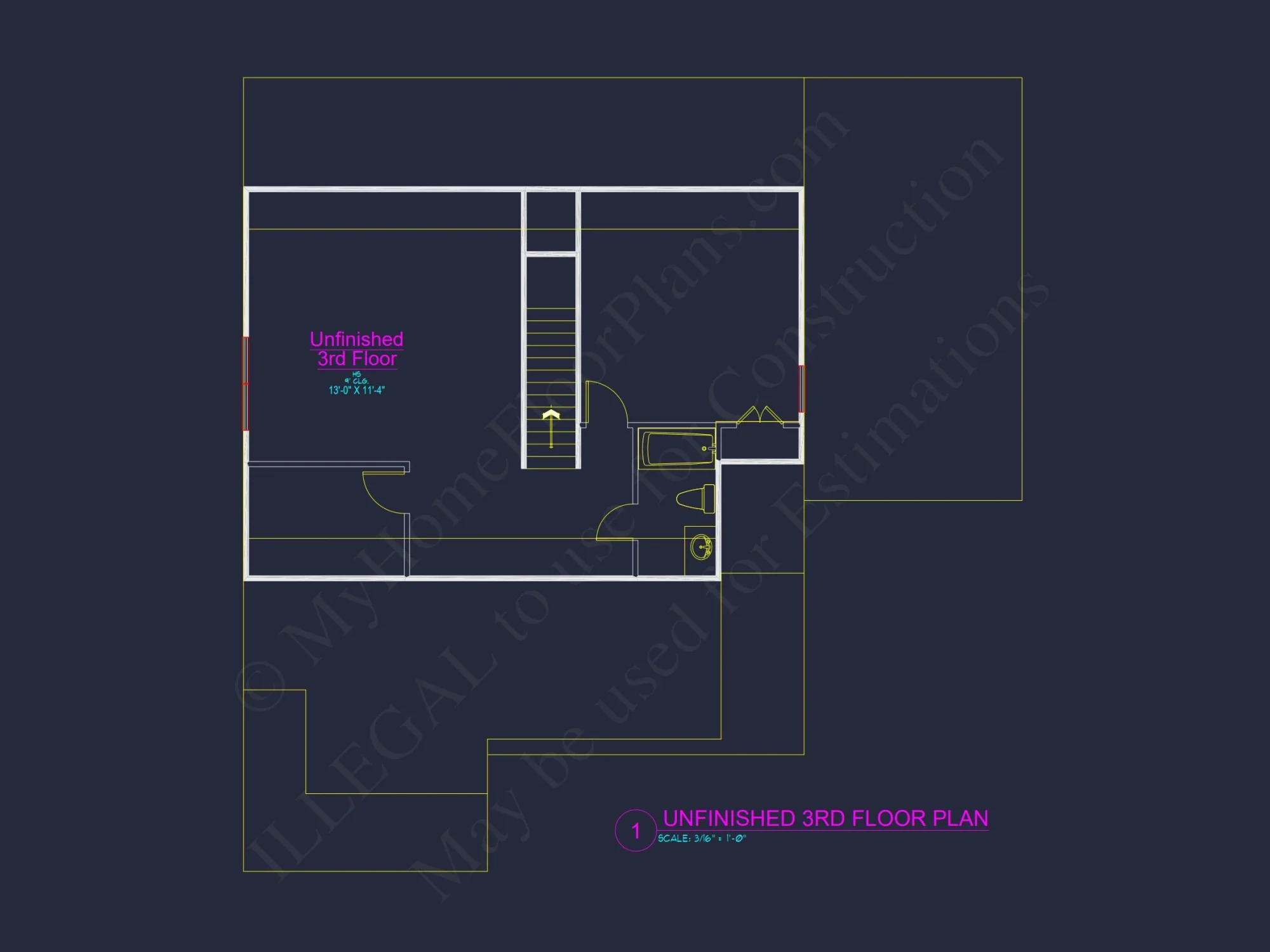 Expansive Colonial Farmhouse house Plan with 3 Floors