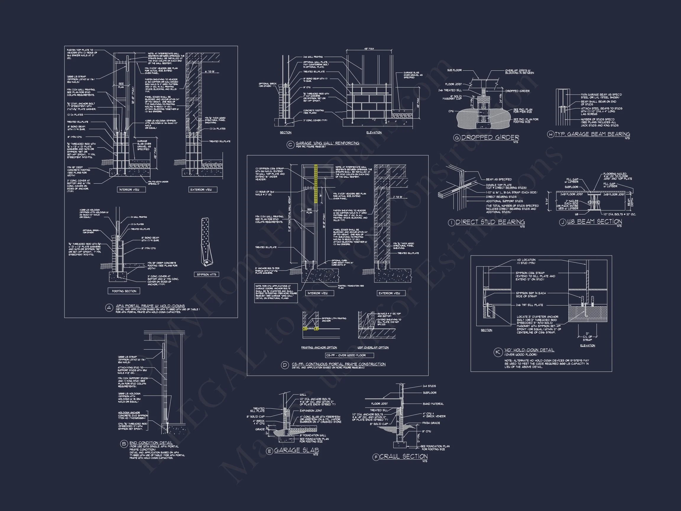 Elegant house Plan with 3 Floors, Blueprint & CAD Design