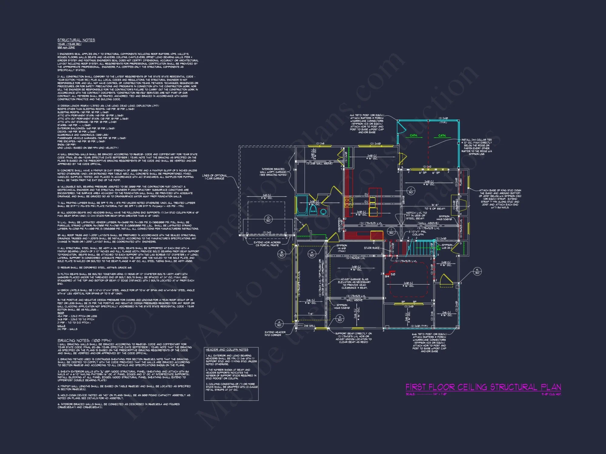 Elegant house Plan with 3 Floors, Blueprint & CAD Design