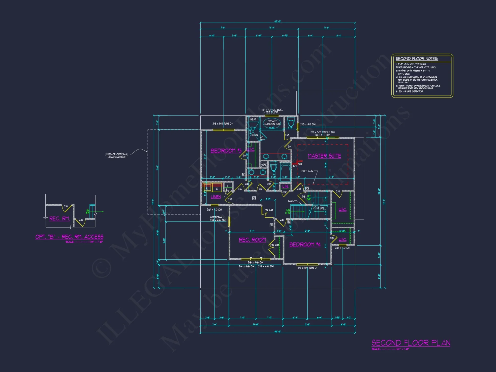 Elegant house Plan with 3 Floors, Blueprint & CAD Design