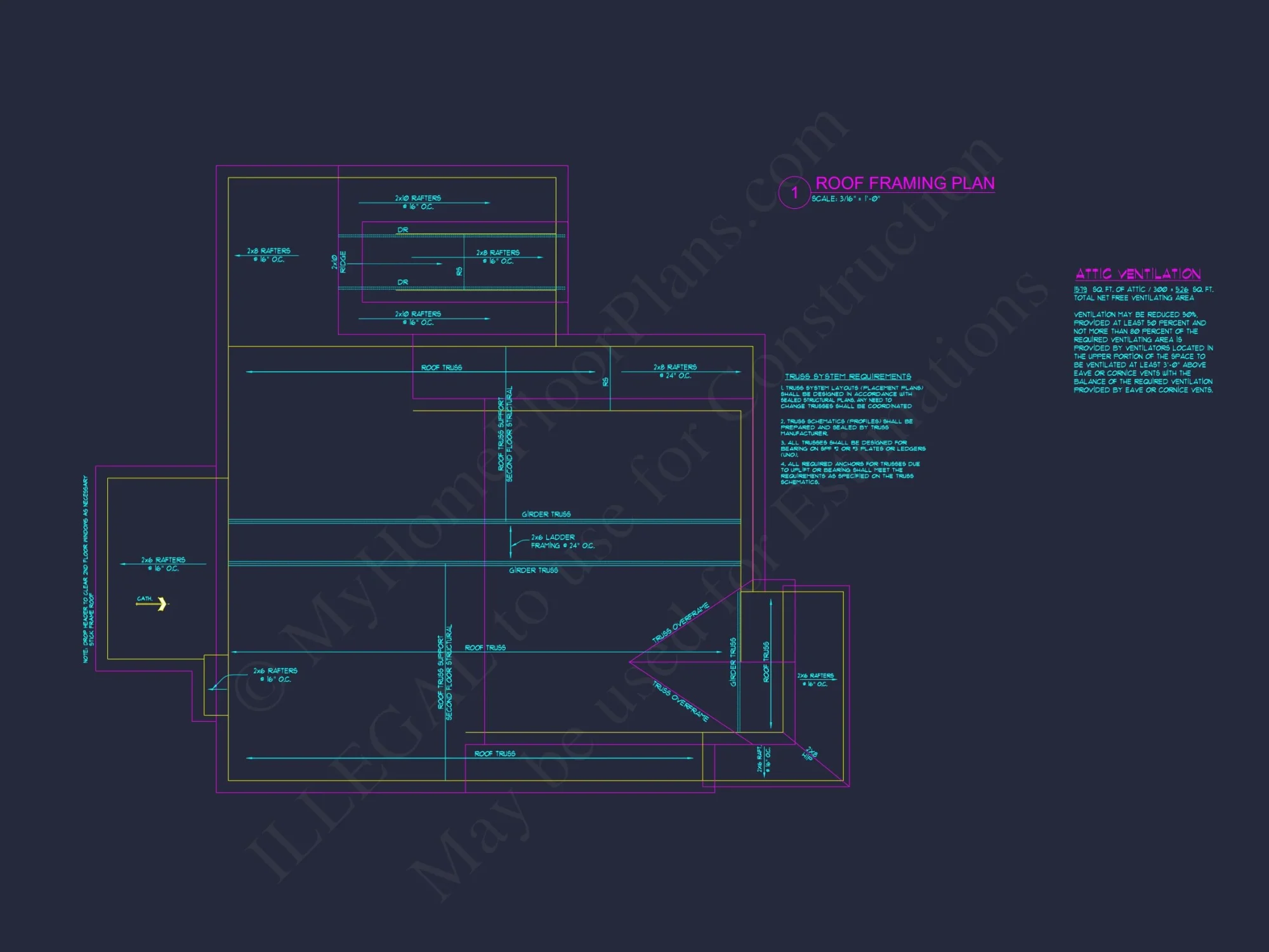 Sophisticated house Plan with 4 Bedrooms and 3-Car Garage