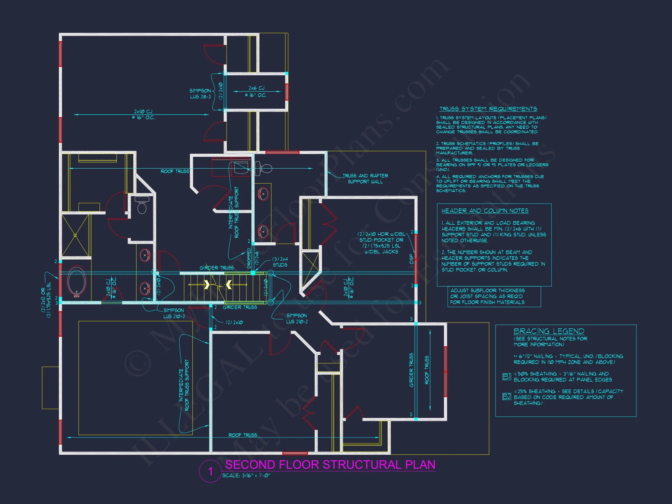 13-1769 HOUSE PLAN - Sophisticated House Plan with 4 Bedrooms and 3-Car Garage 16 Sophisticated house Plan with 4 Bedrooms and 3-Car Garage