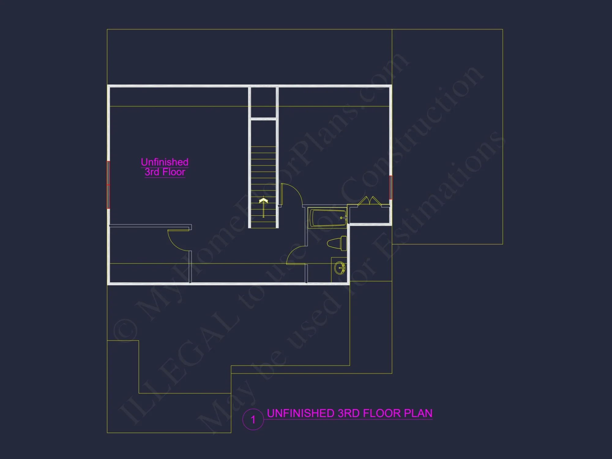 Sophisticated house Plan with 4 Bedrooms and 3-Car Garage