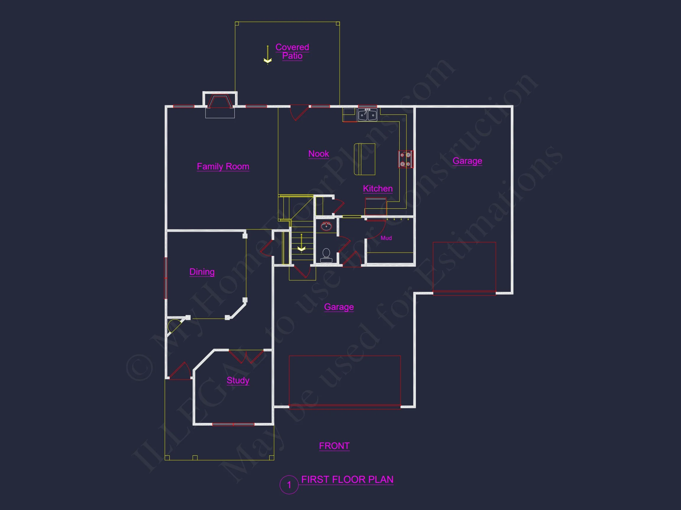 13-1769 HOUSE PLAN - Sophisticated House Plan with 4 Bedrooms and 3-Car Garage 7 Sophisticated house Plan with 4 Bedrooms and 3-Car Garage