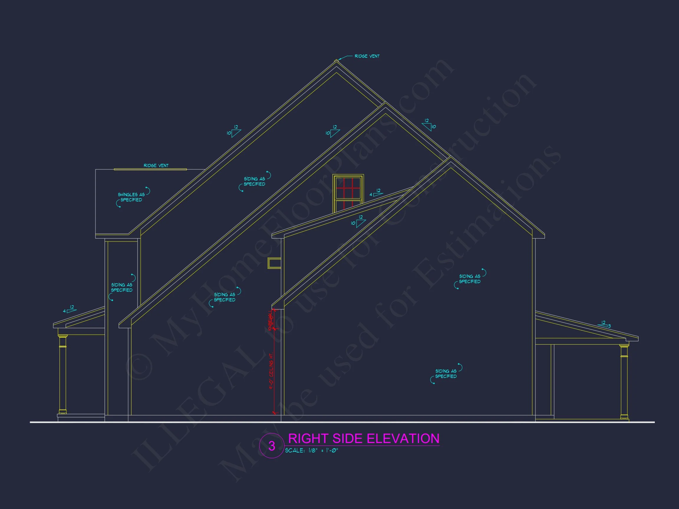 13-1769 HOUSE PLAN - Sophisticated House Plan with 4 Bedrooms and 3-Car Garage 6 Sophisticated house Plan with 4 Bedrooms and 3-Car Garage