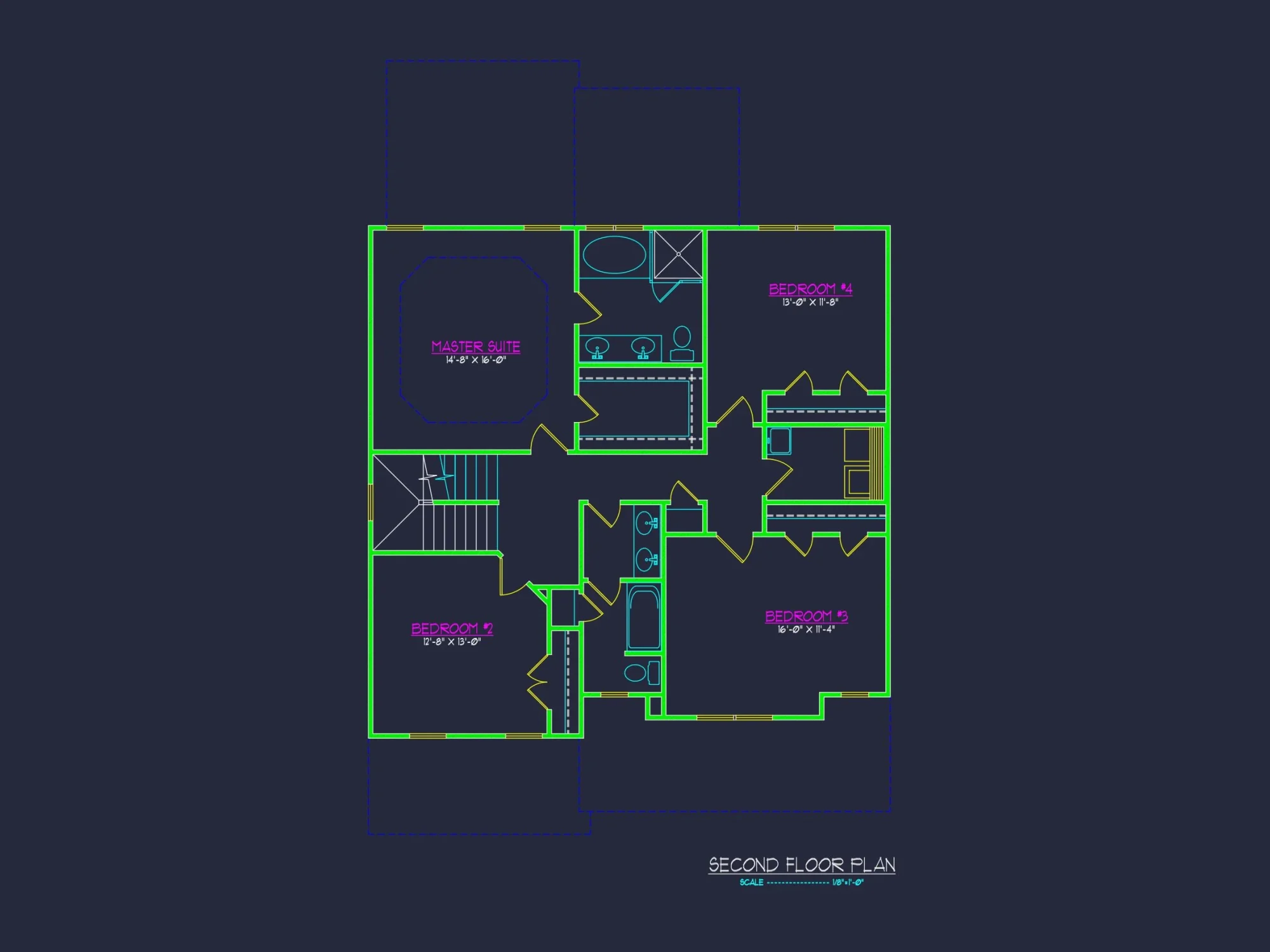 Custom house Plan with 4 Beds, 3 Baths, CAD Designs, & More