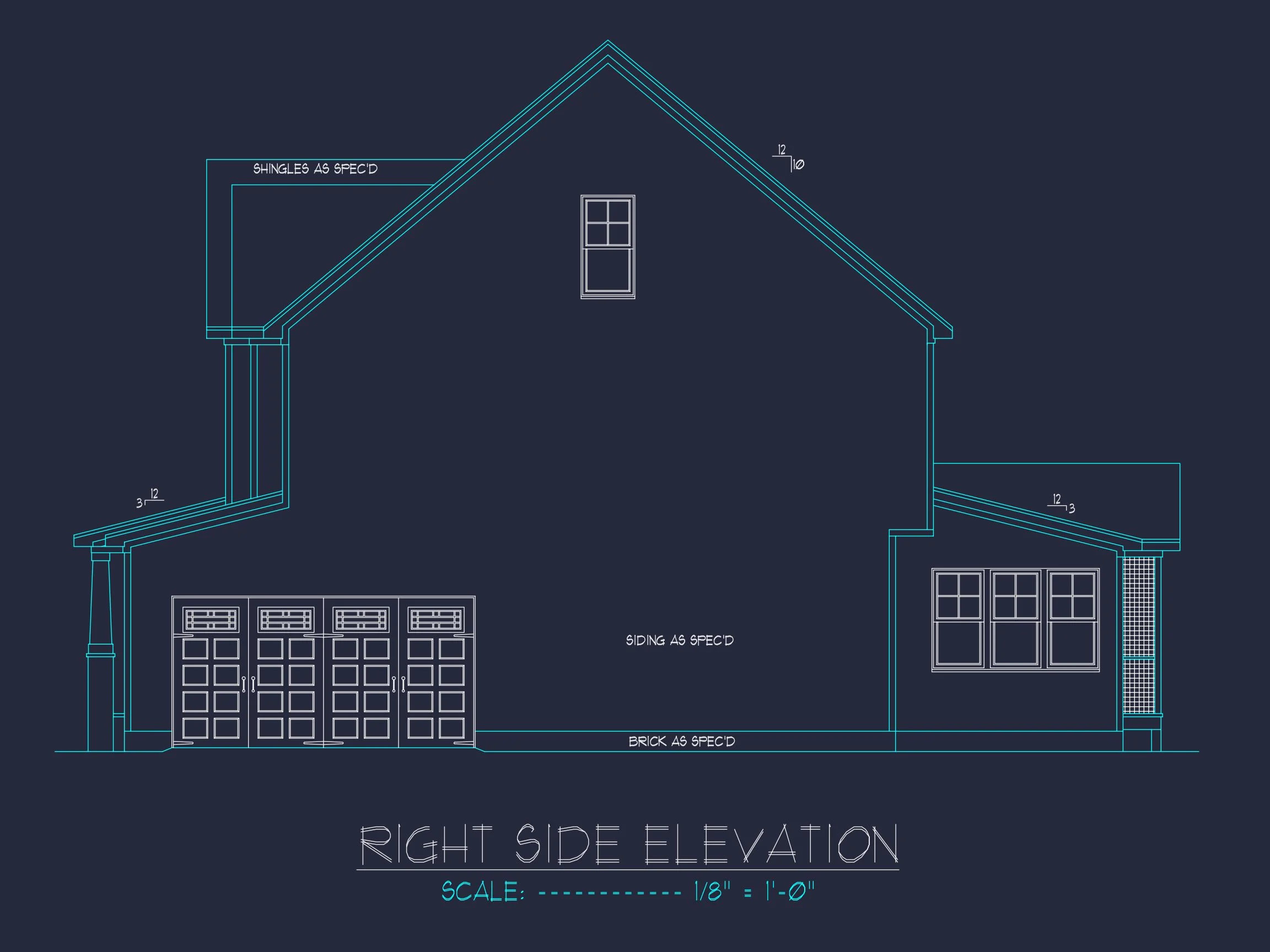 13-1719 HOUSE PLAN - Custom House Plan with 4 Beds, 3 Baths, CAD Designs, & More 34 Custom house Plan with 4 Beds, 3 Baths, CAD Designs, & More