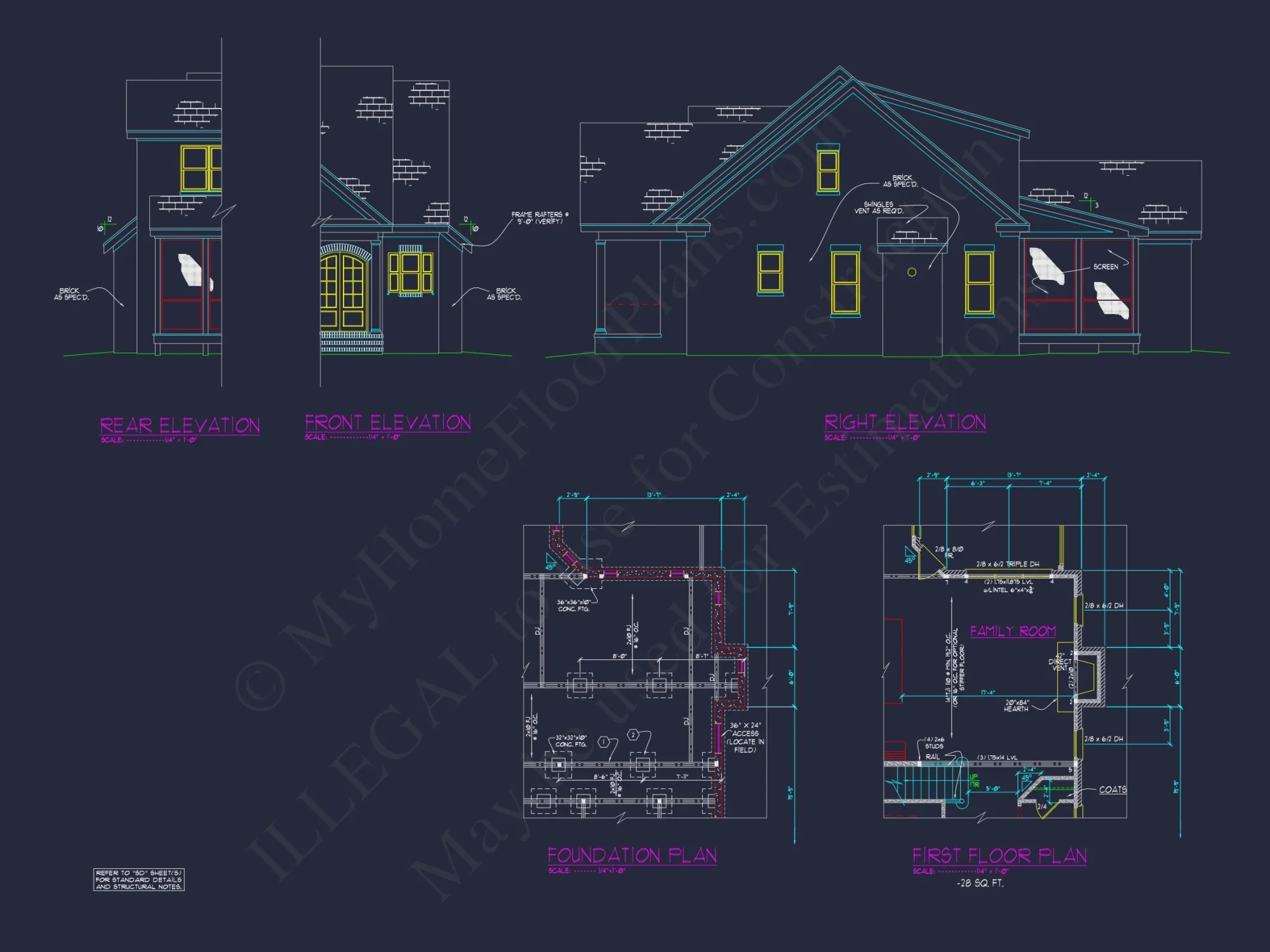 Elegant house Plan with 4 Bedrooms and Craftsmanship in Design