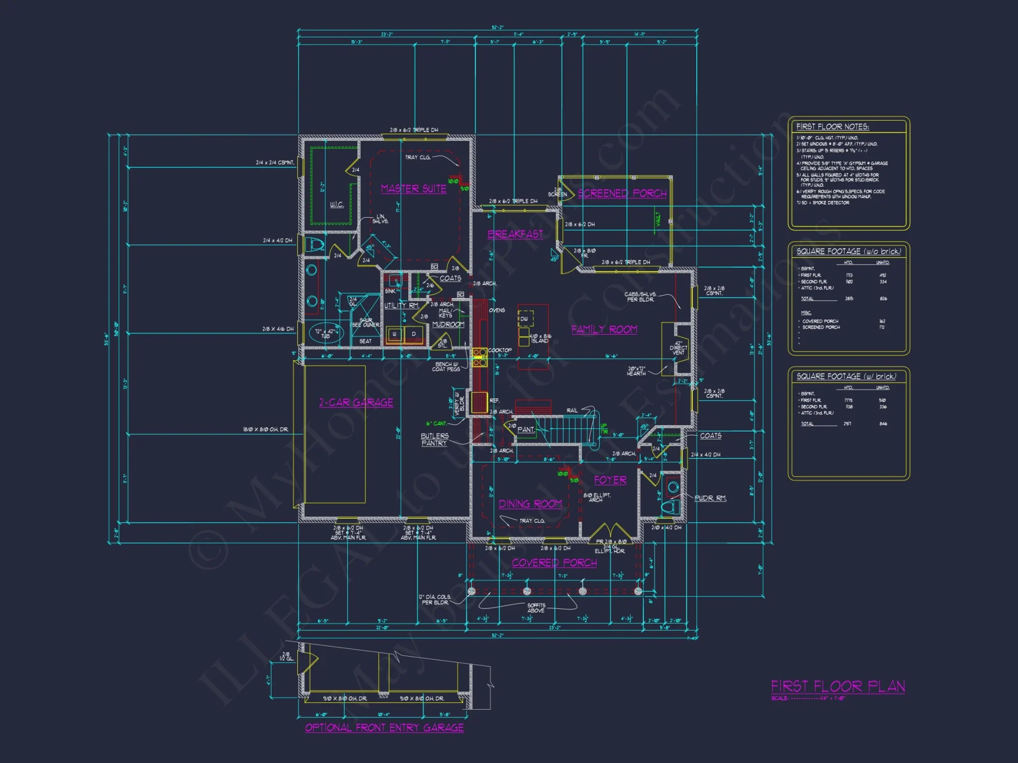 Elegant house Plan with 4 Bedrooms and Craftsmanship in Design