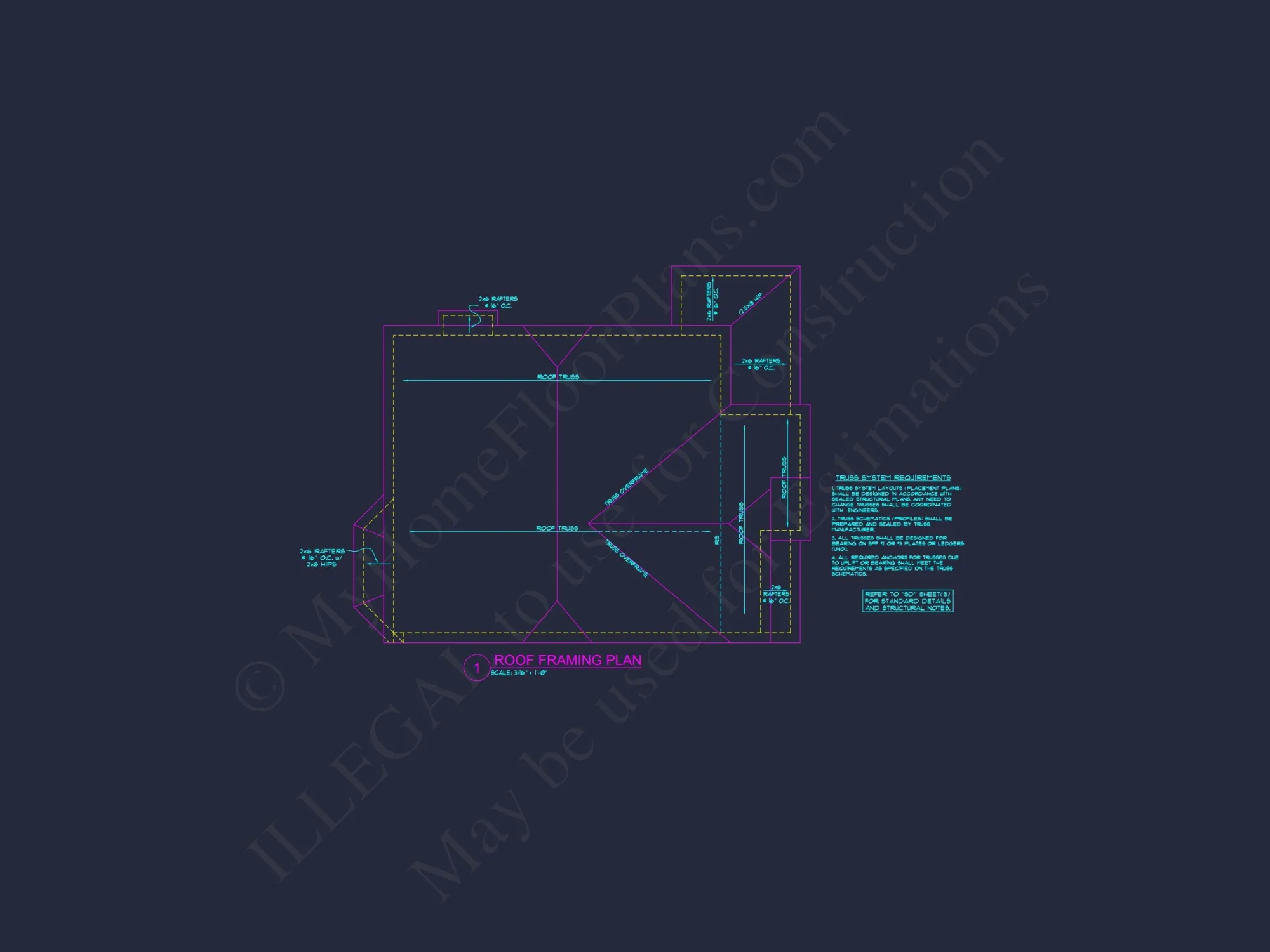house Plan Floor Blueprint with CAD Designs for 2-Story Layout