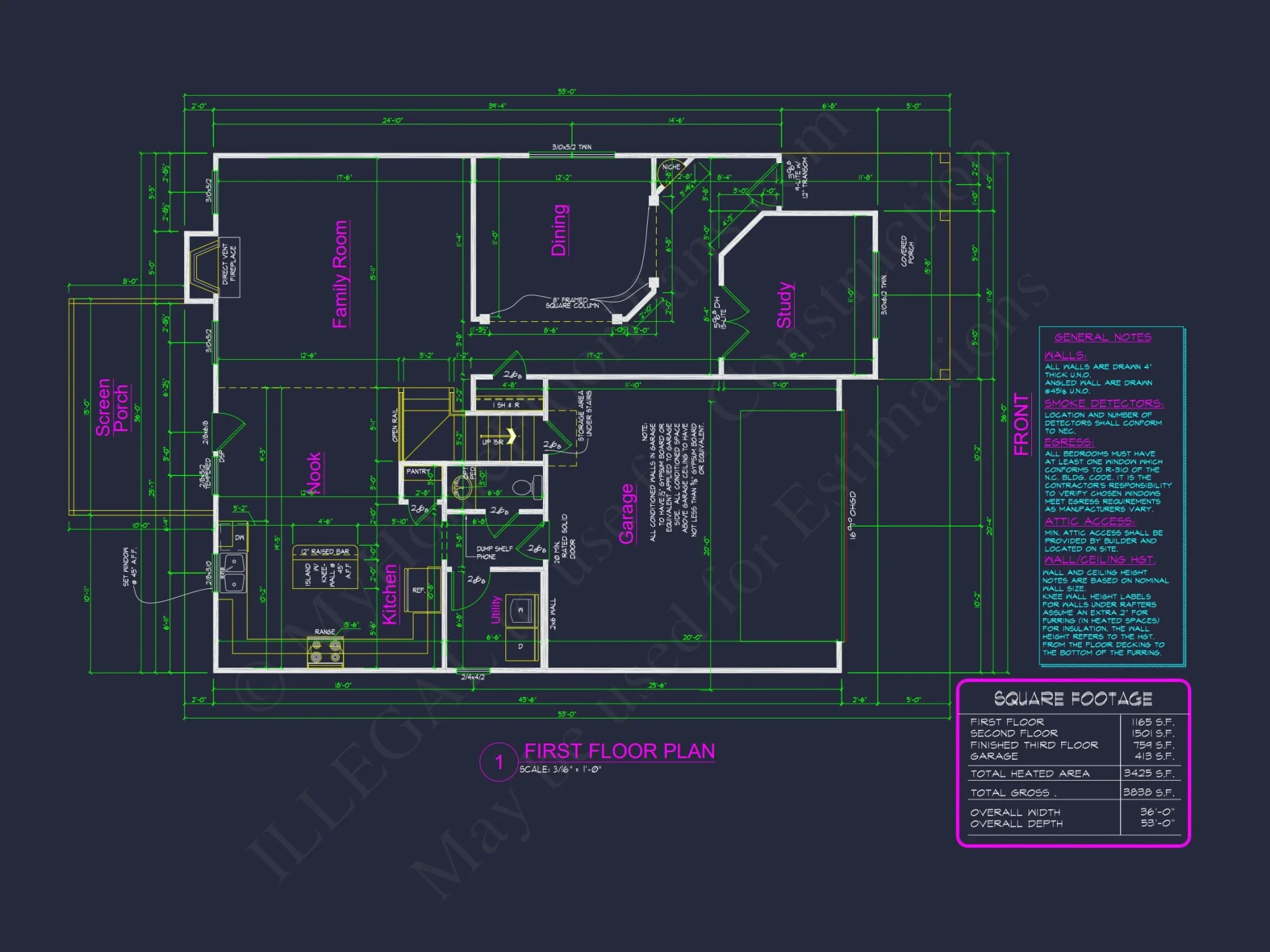 Stunning house Design with Blueprint, CAD Floor Plans