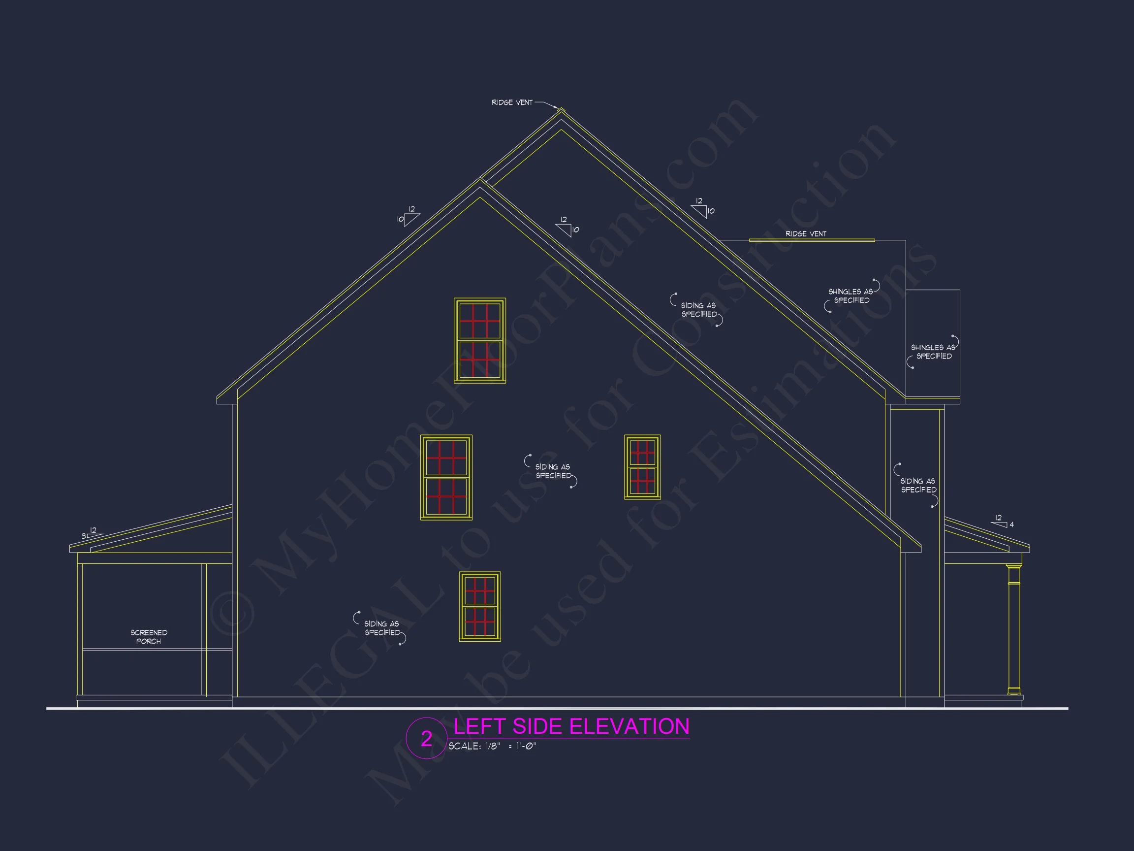 Stunning house Design with Blueprint, CAD Floor Plans