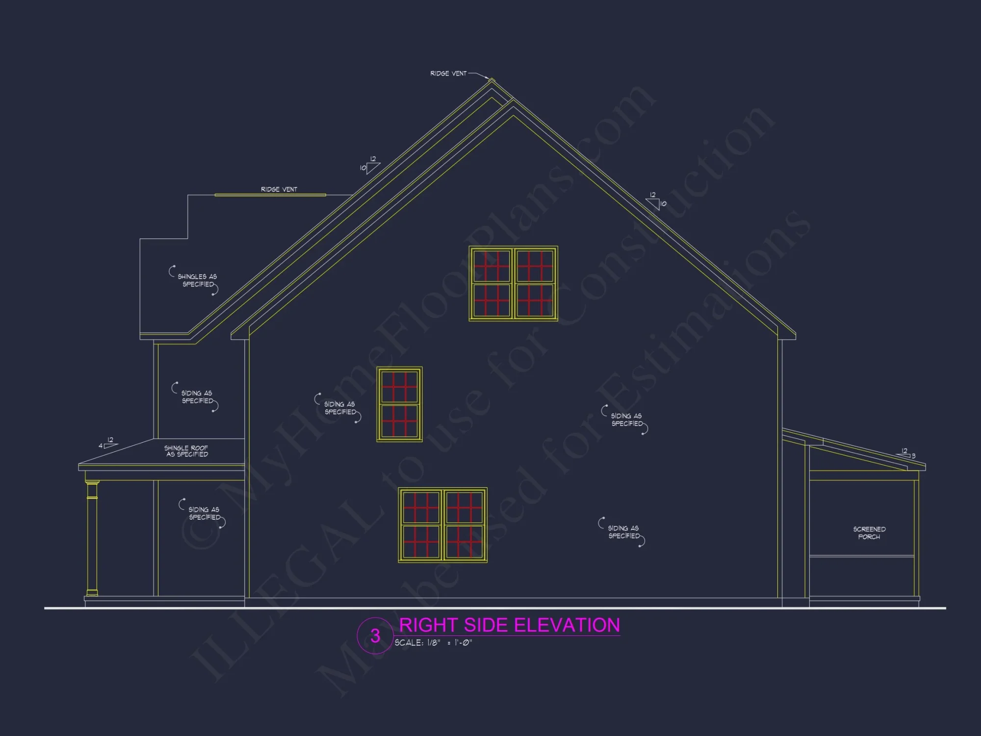 Stunning house Design with Blueprint, CAD Floor Plans