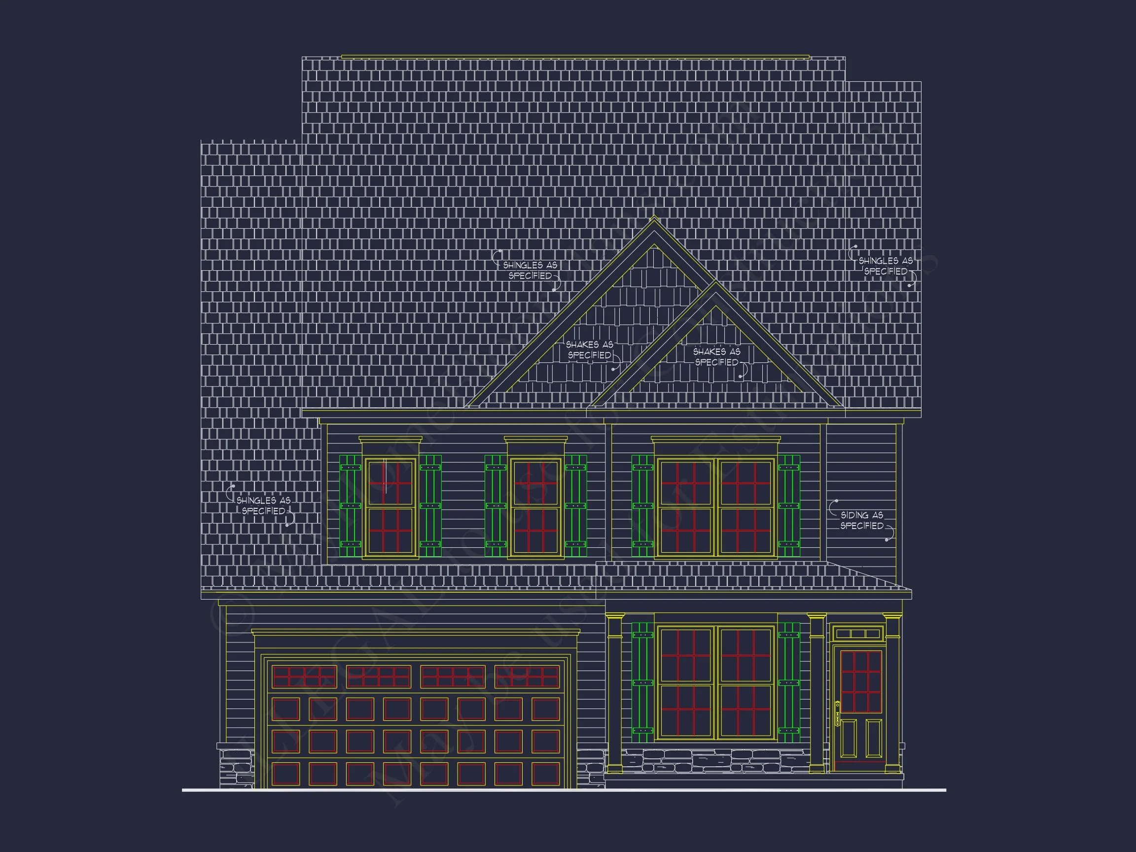 Stunning house Design with Blueprint, CAD Floor Plans
